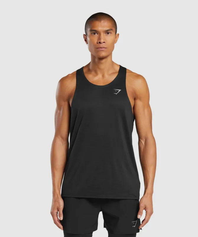 Gymshark Speed Tank - Black sold by Gymshark