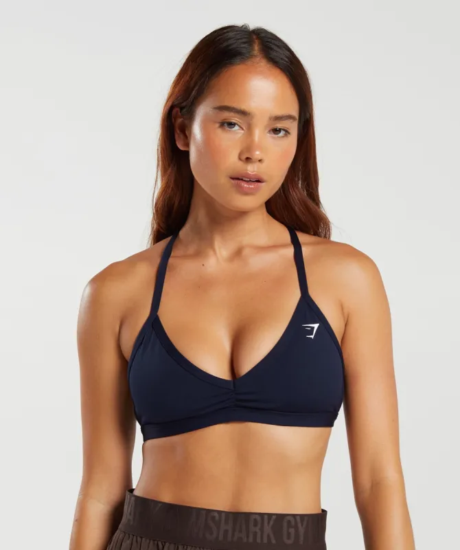 Gymshark Minimal Sports Bra - Midnight Blue sold by Gymshark