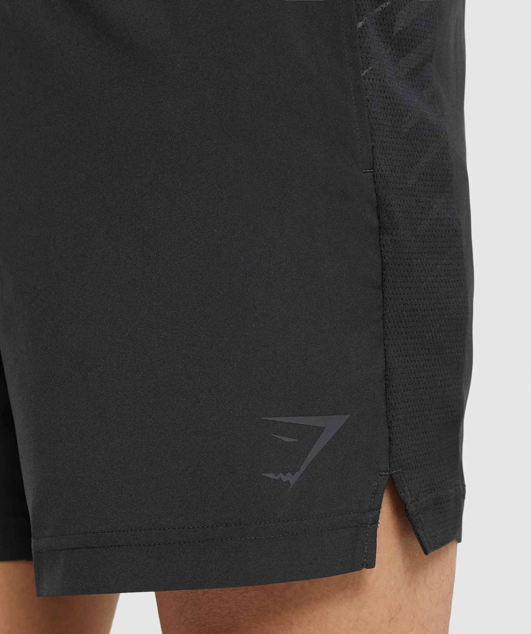 Gymshark Sport Stripe 7" Shorts - Black sold by Gymshark product image thumbnail 5