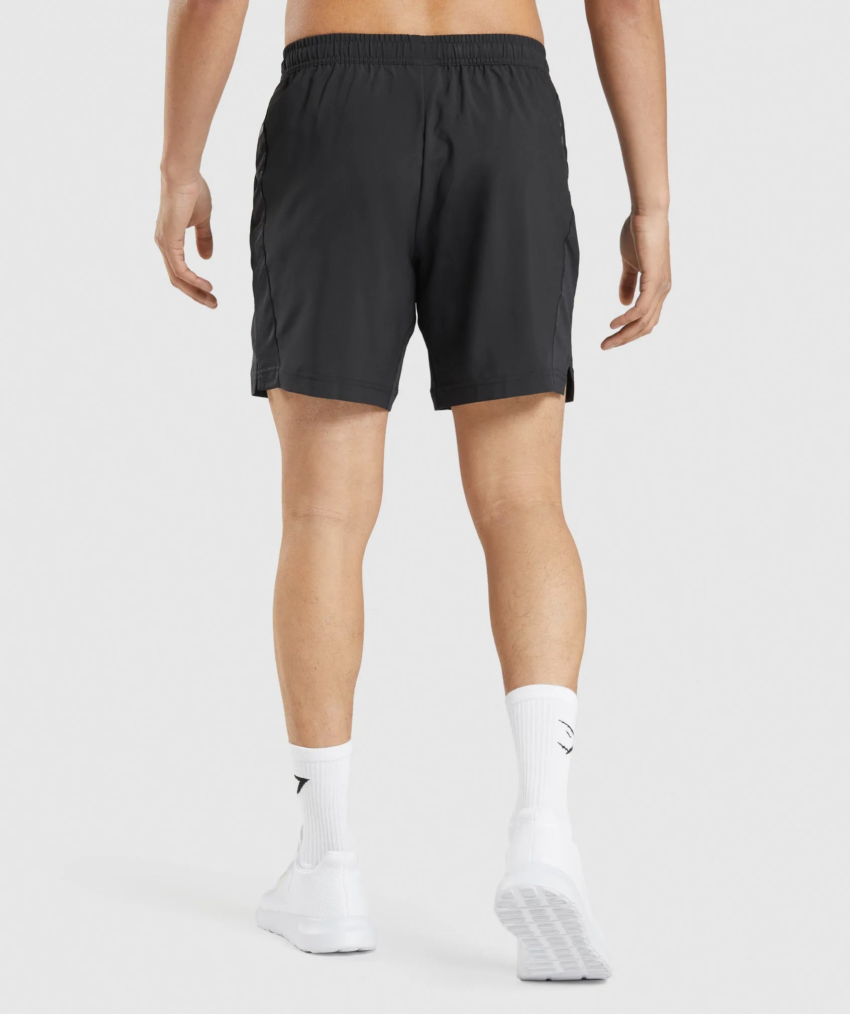 Gymshark Sport Stripe 7" Shorts - Black sold by Gymshark product image thumbnail 2