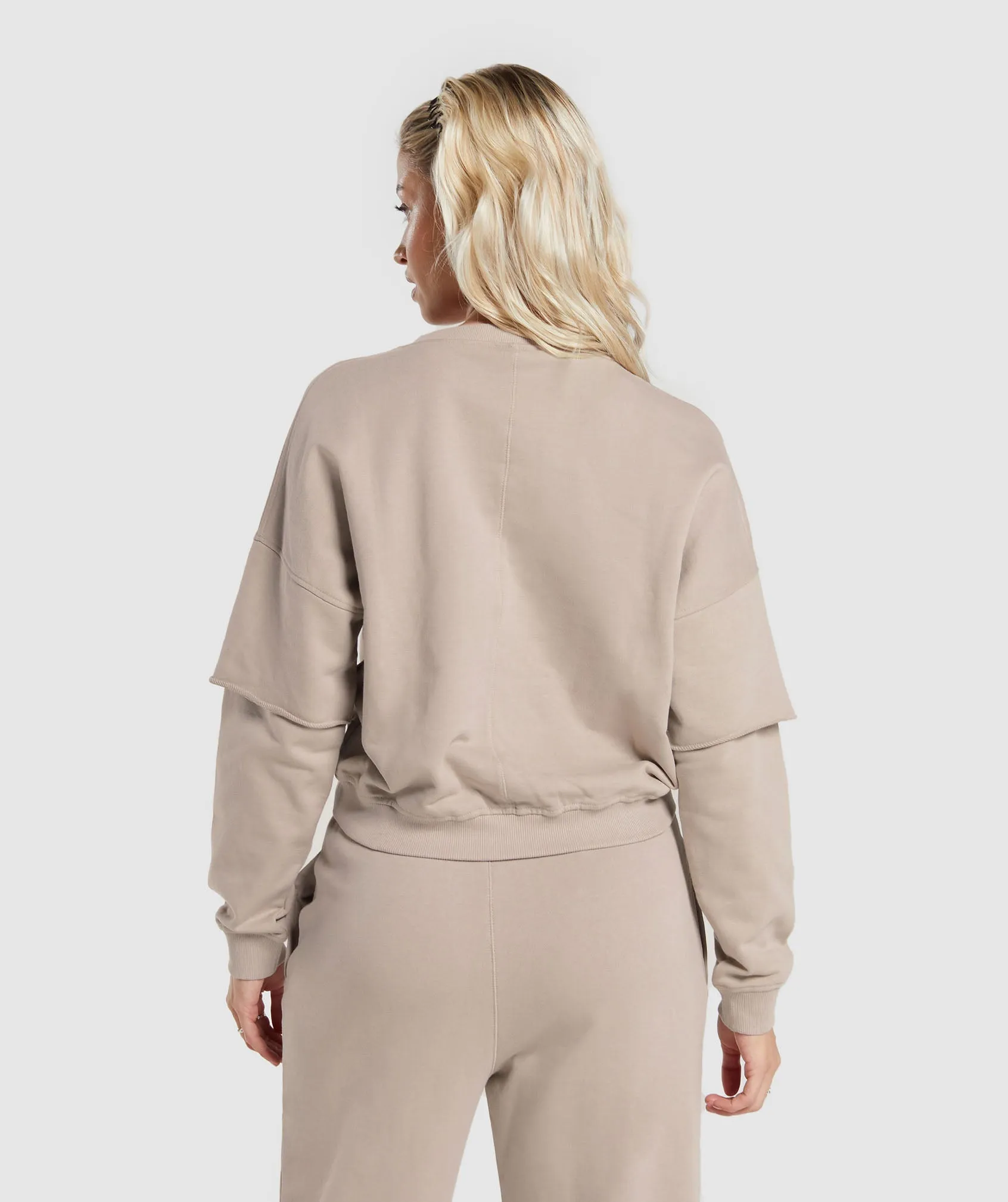 Gymshark Lifting Oversized Sweatshirt - Stone Pink sold by Gymshark product image thumbnail 2