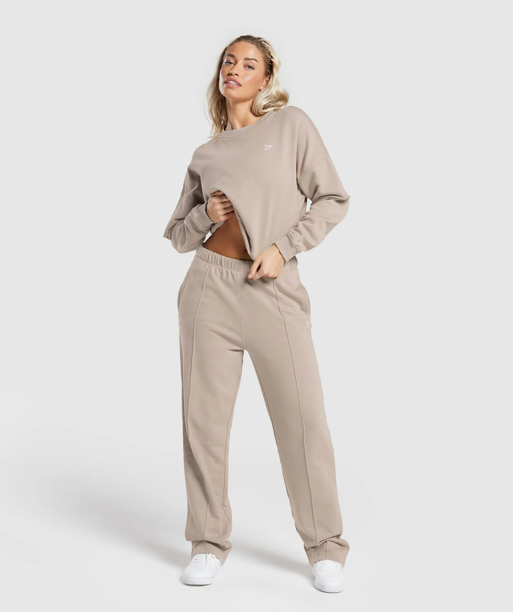 Gymshark Lifting Oversized Sweatshirt - Stone Pink sold by Gymshark product image thumbnail 4