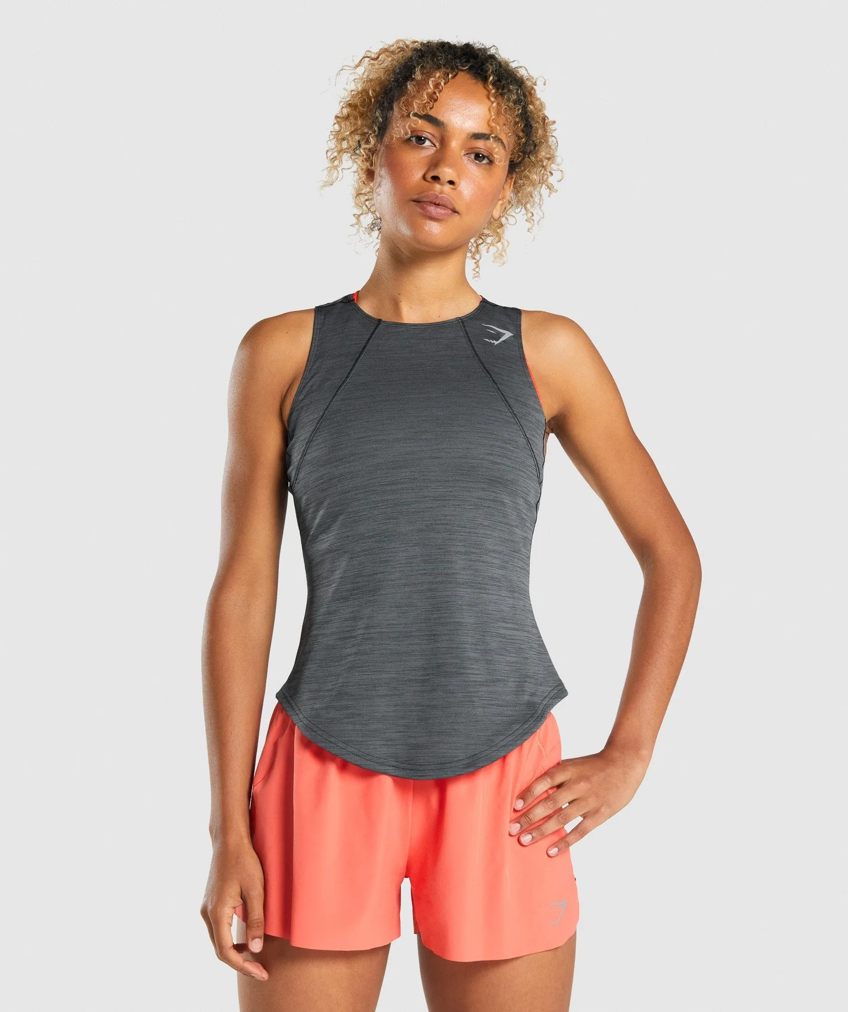 Gymshark Speed Tank - Charcoal Marl sold by Gymshark