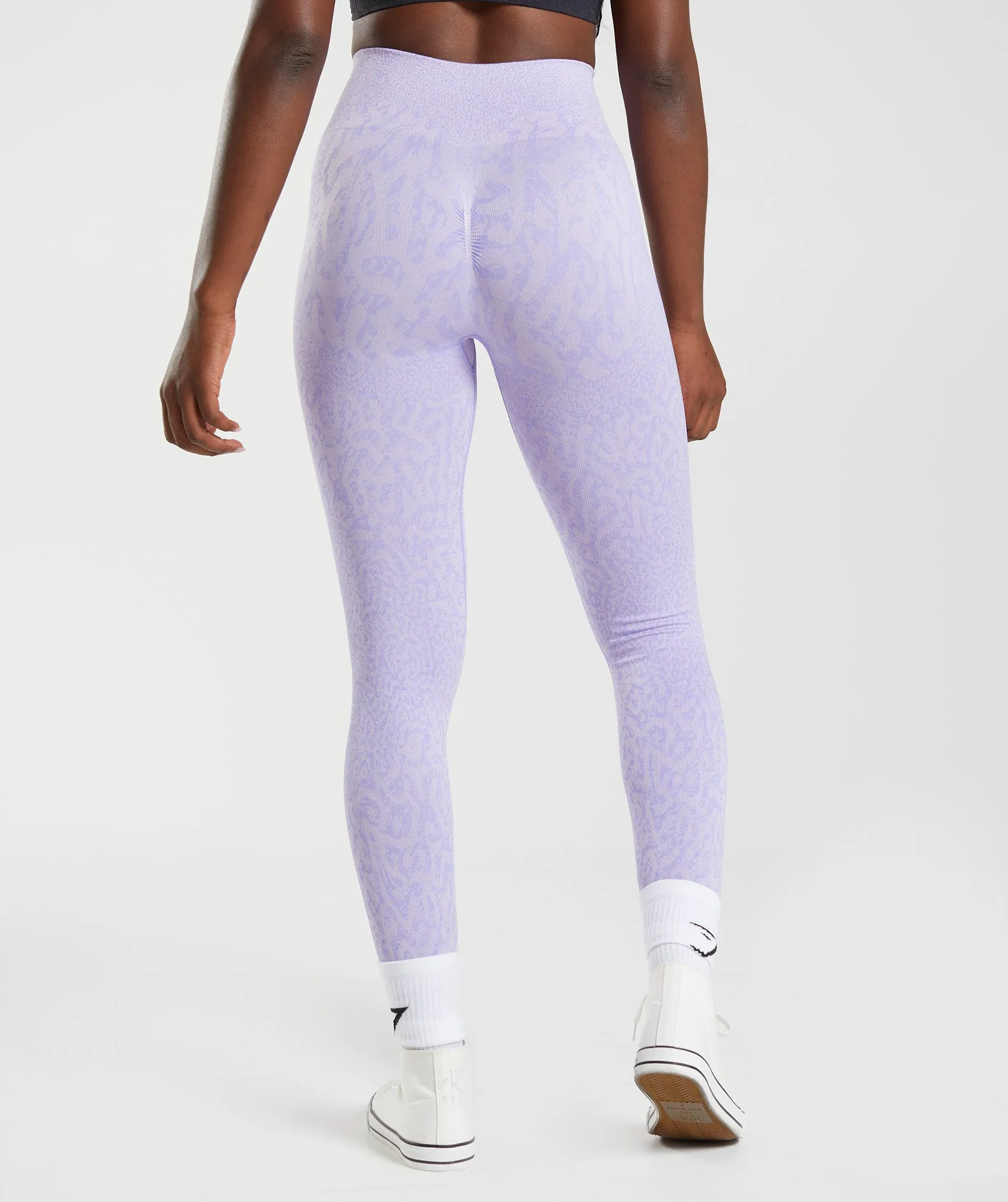 Gymshark Adapt Animal Seamless Leggings - Reef | Soft Lilac sold by Gymshark product image thumbnail 2