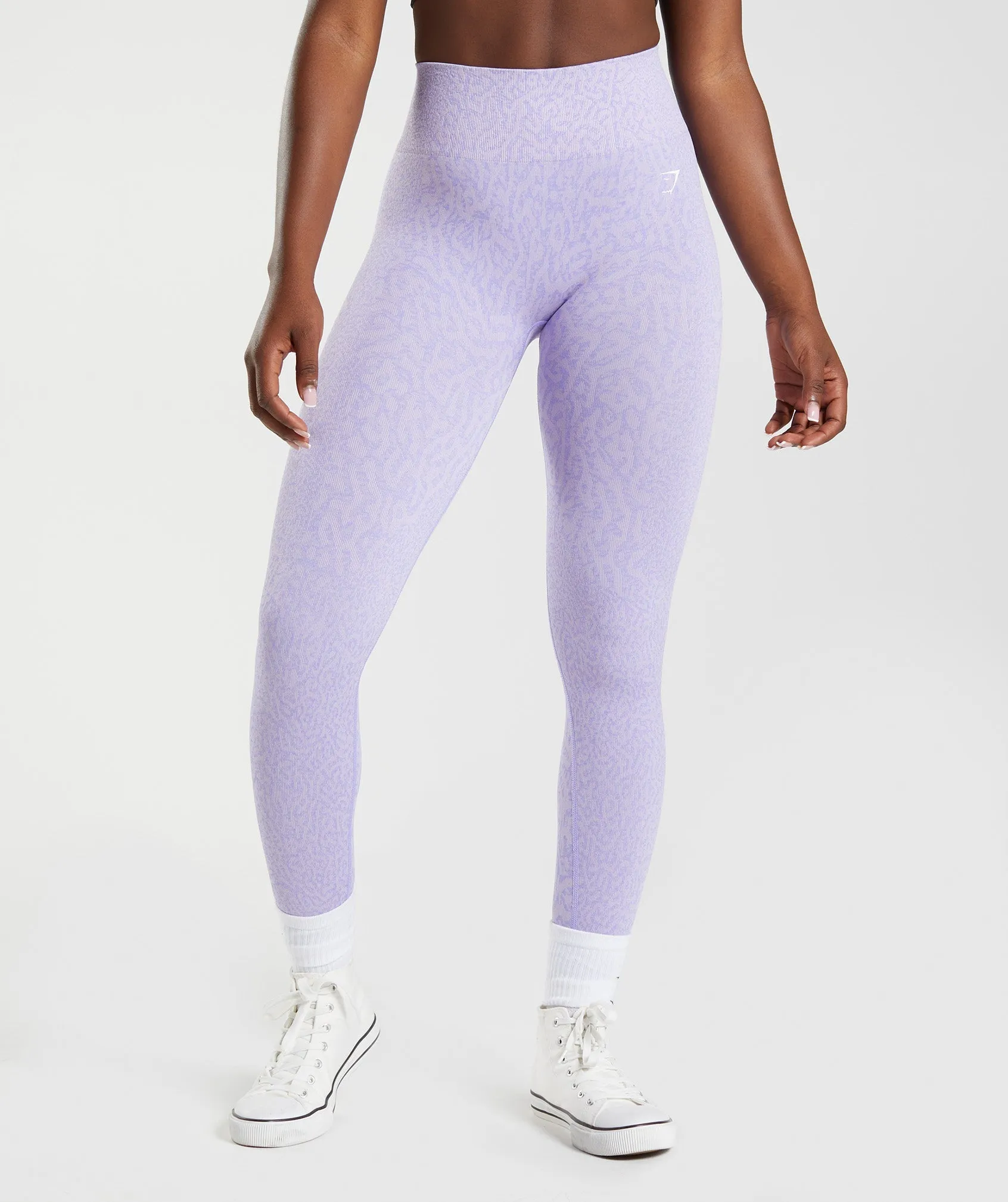 Gymshark Adapt Animal Seamless Leggings - Reef | Soft Lilac sold by Gymshark
