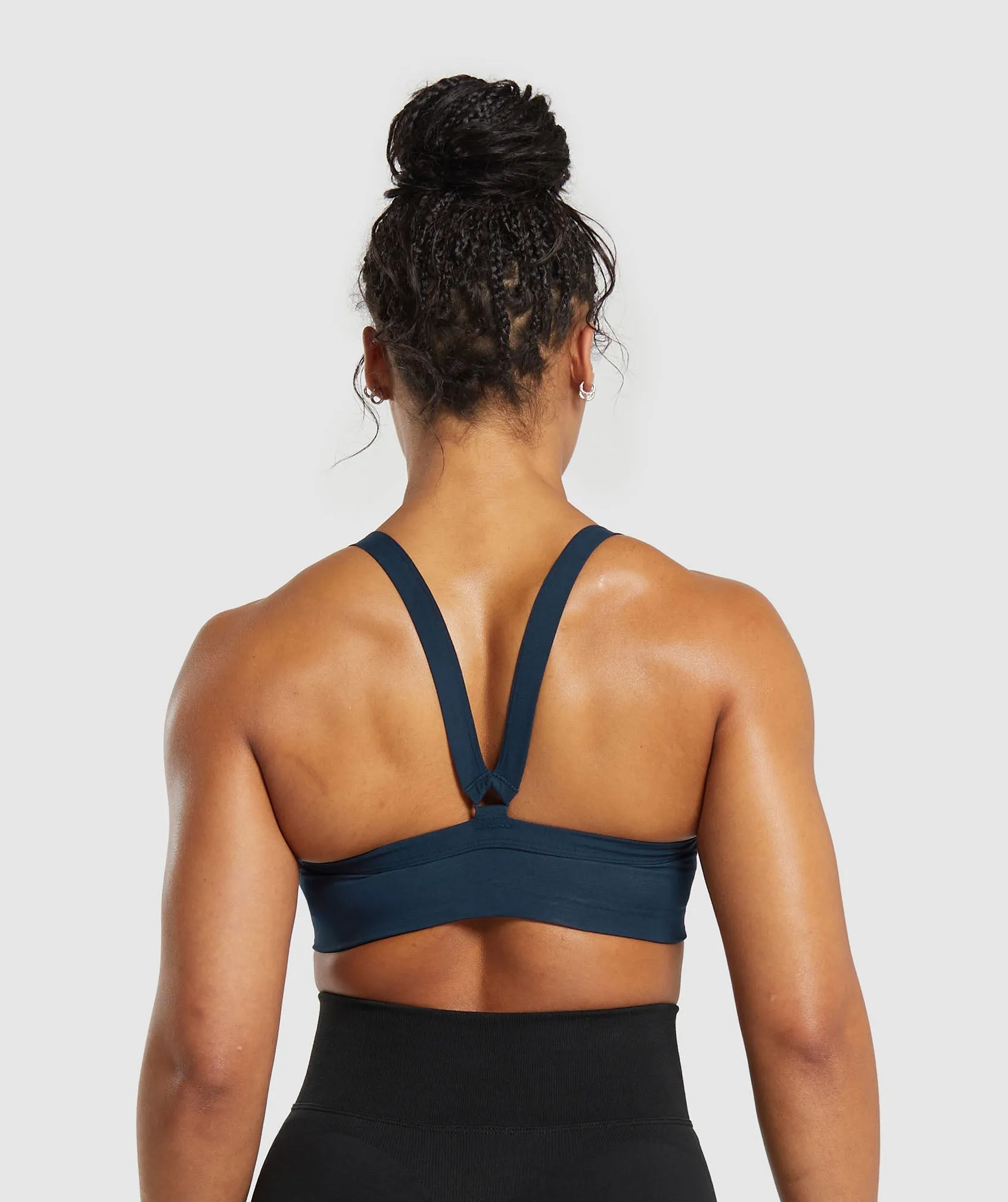 Gymshark Cotton Lifting Sports Bra - Navy sold by Gymshark product image thumbnail 2