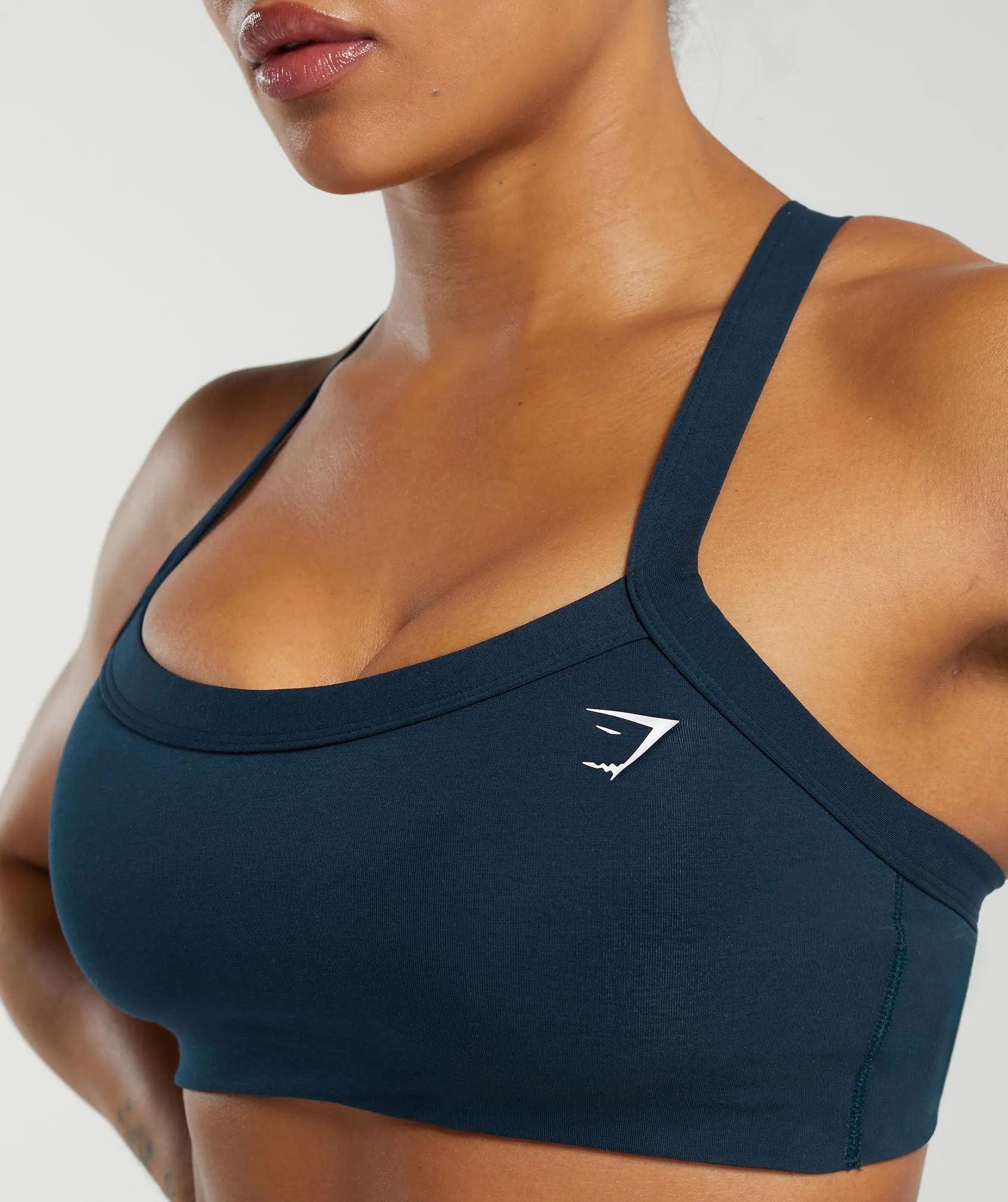 Gymshark Cotton Lifting Sports Bra - Navy sold by Gymshark product image thumbnail 5
