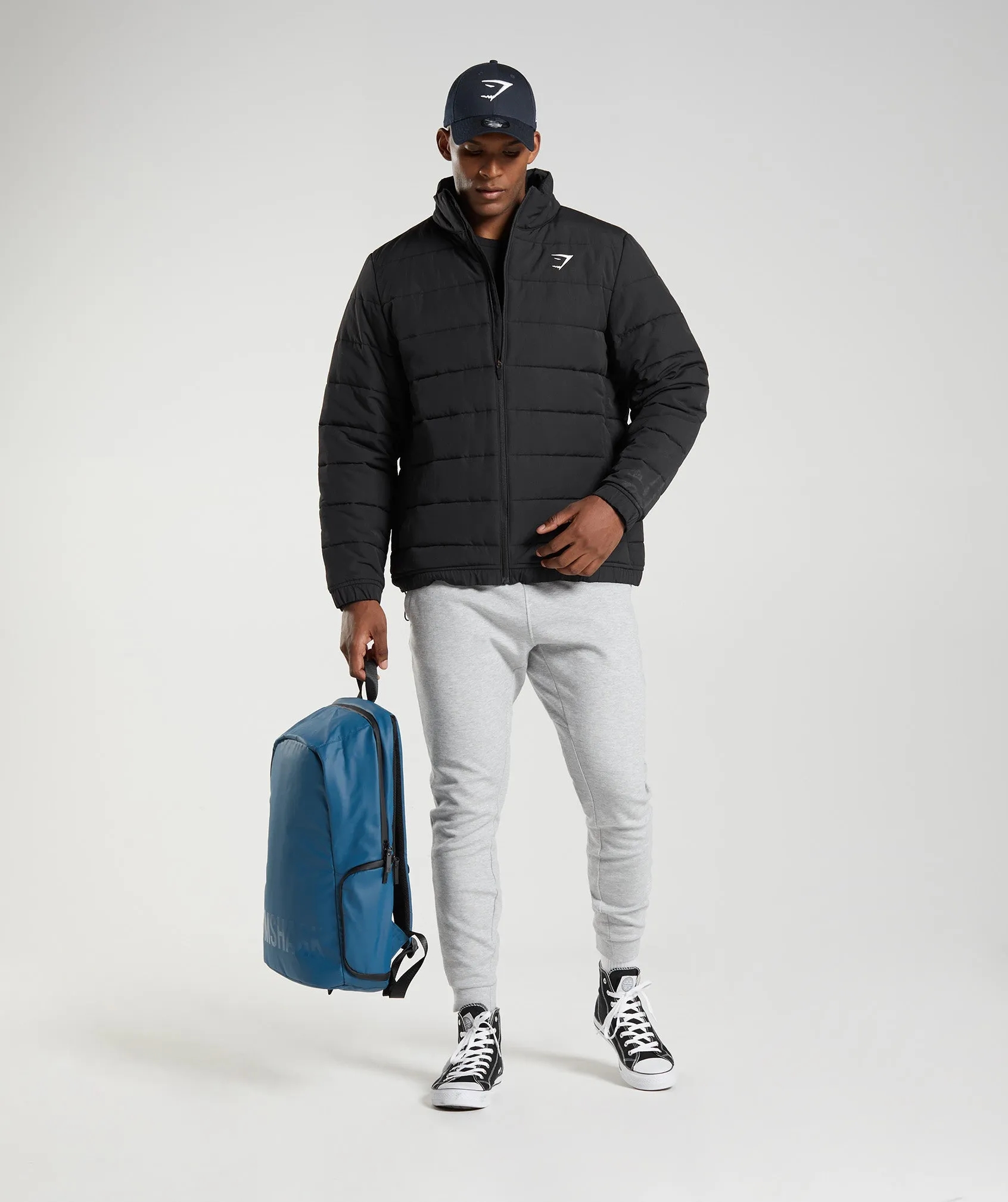 Gymshark React Joggers - Light Grey Core Marl sold by Gymshark product image thumbnail 4