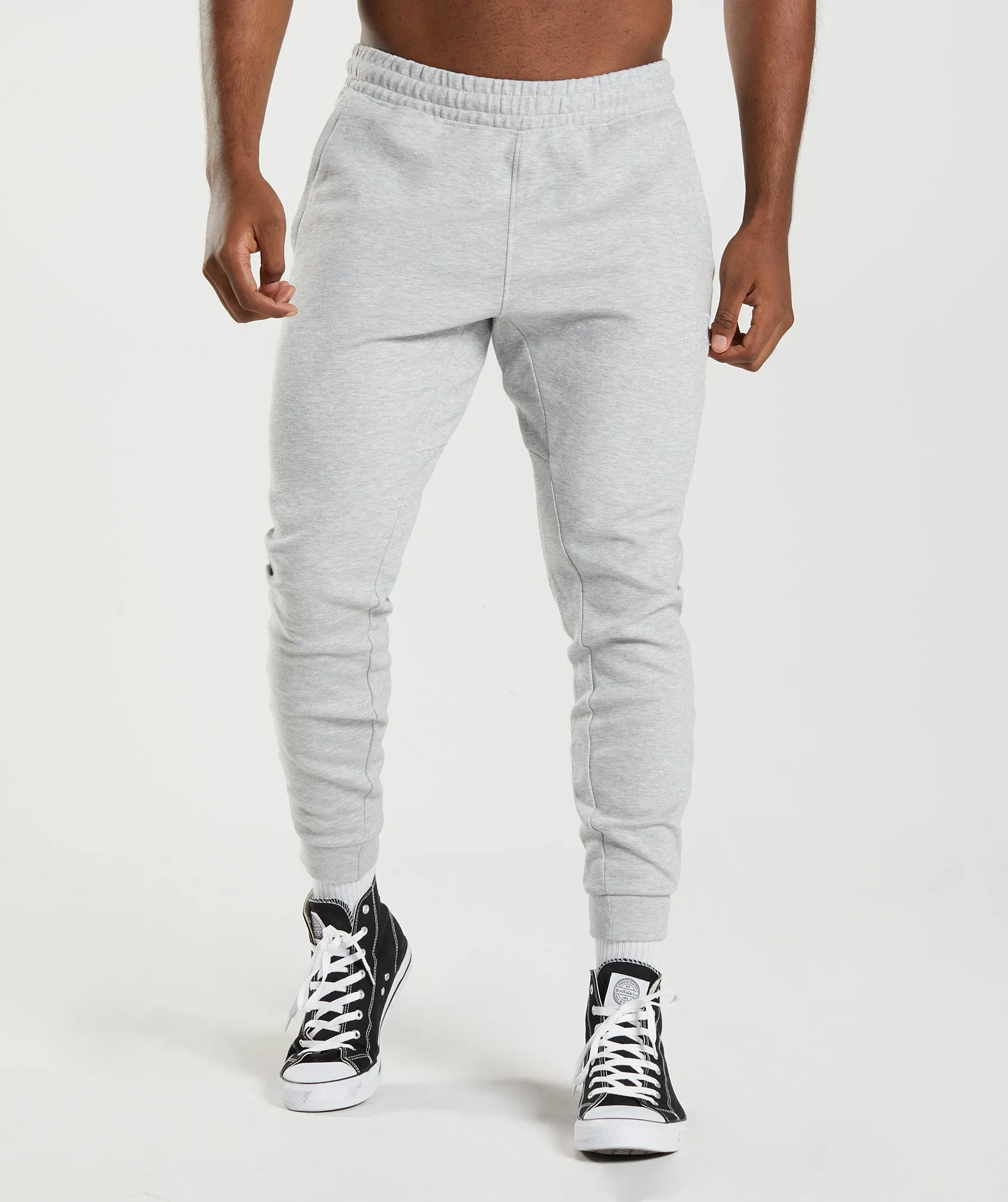 Gymshark React Joggers - Light Grey Core Marl sold by Gymshark