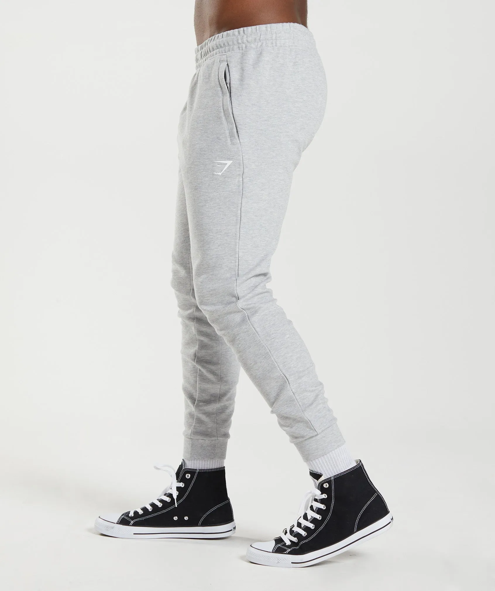 Gymshark React Joggers - Light Grey Core Marl sold by Gymshark product image thumbnail 3