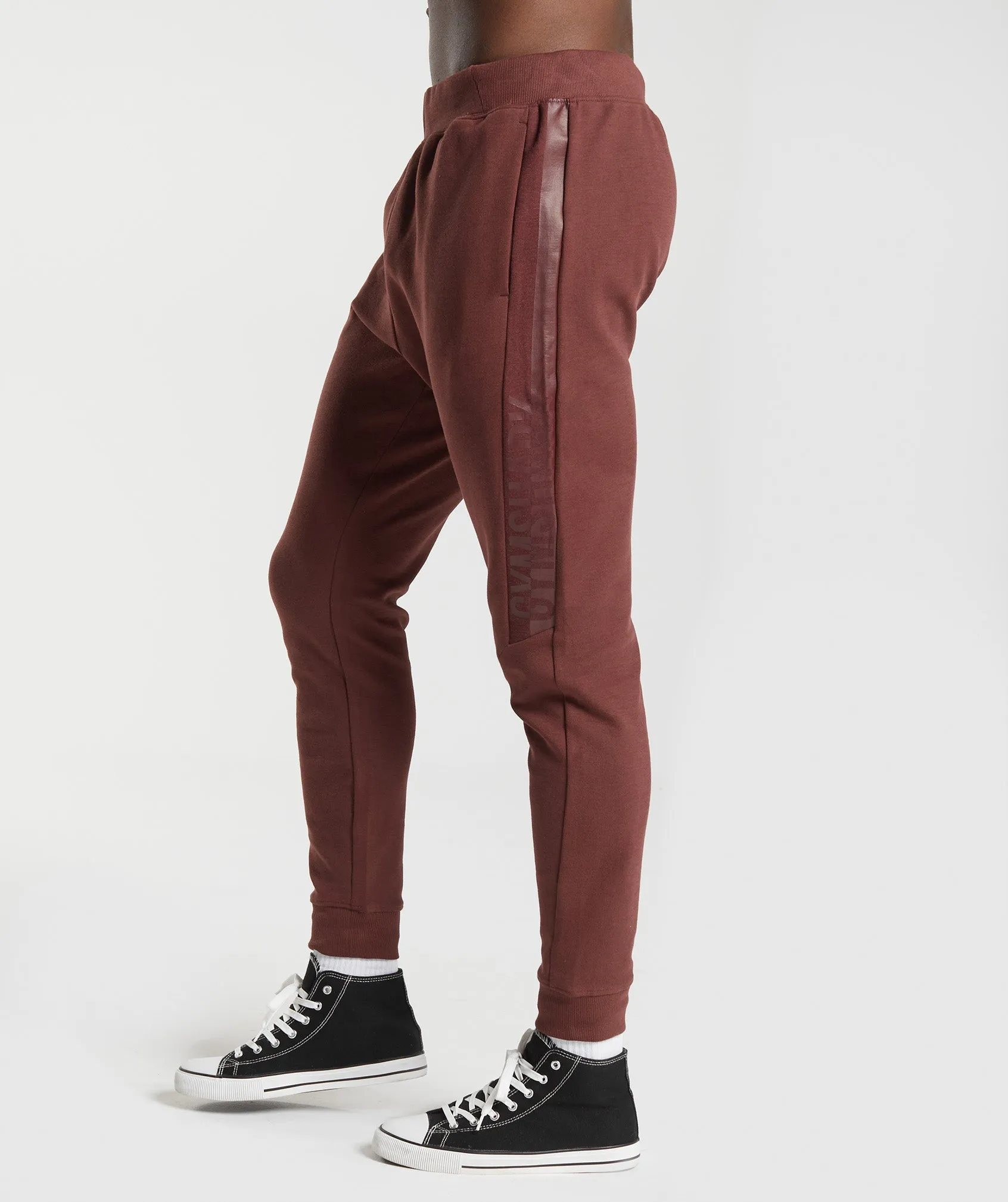 Gymshark Bold React Joggers - Cherry Brown sold by Gymshark product image thumbnail 3