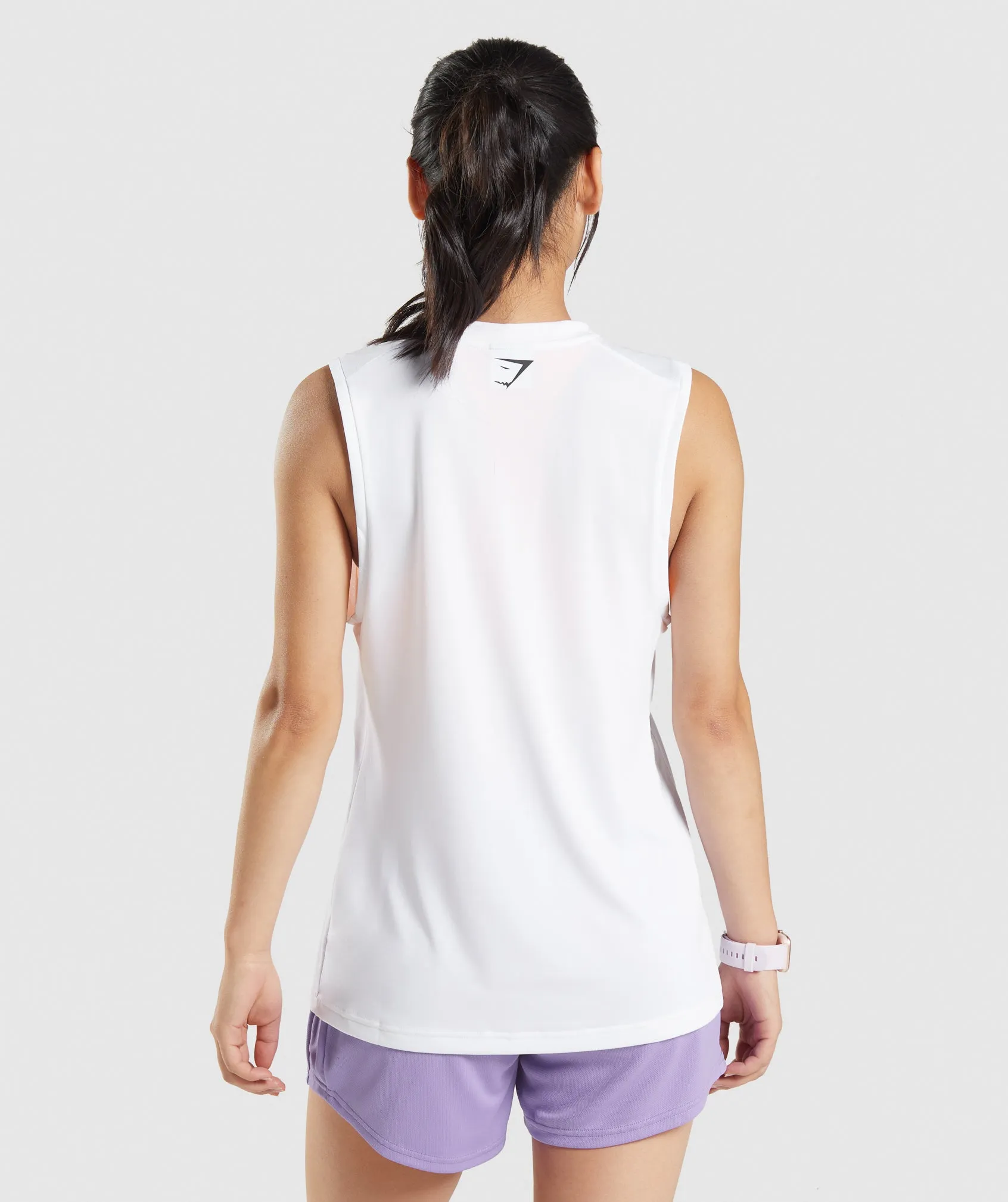 Gymshark Sport Loose Tank - White sold by Gymshark product image thumbnail 2