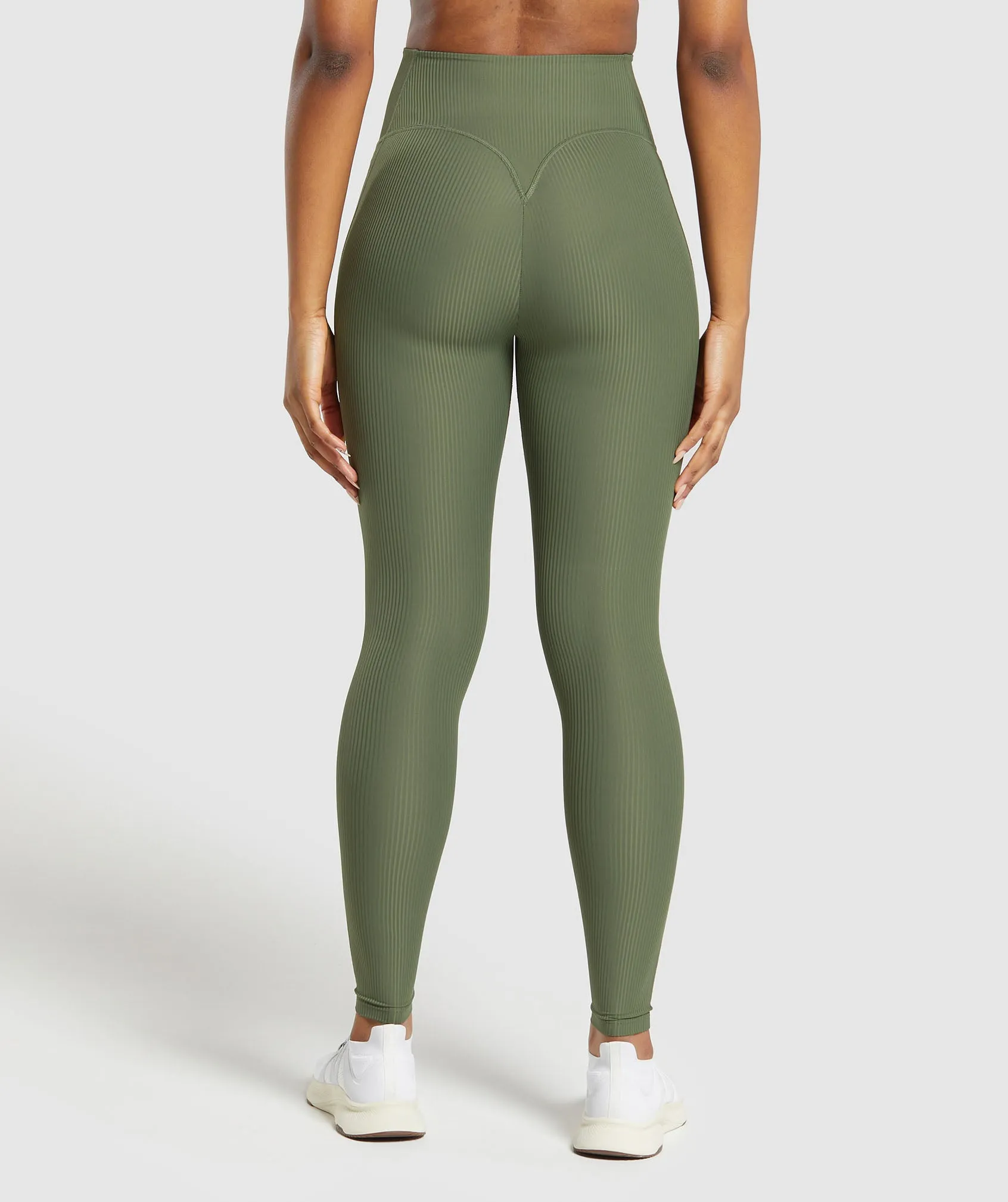 Gymshark Ribbed Legging - Core Olive sold by Gymshark product image thumbnail 2