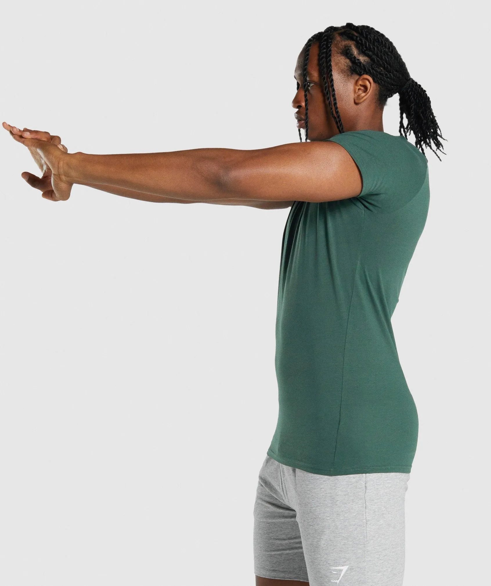 Gymshark Critical 2.0 T-Shirt - Dark Green sold by Gymshark product image thumbnail 3