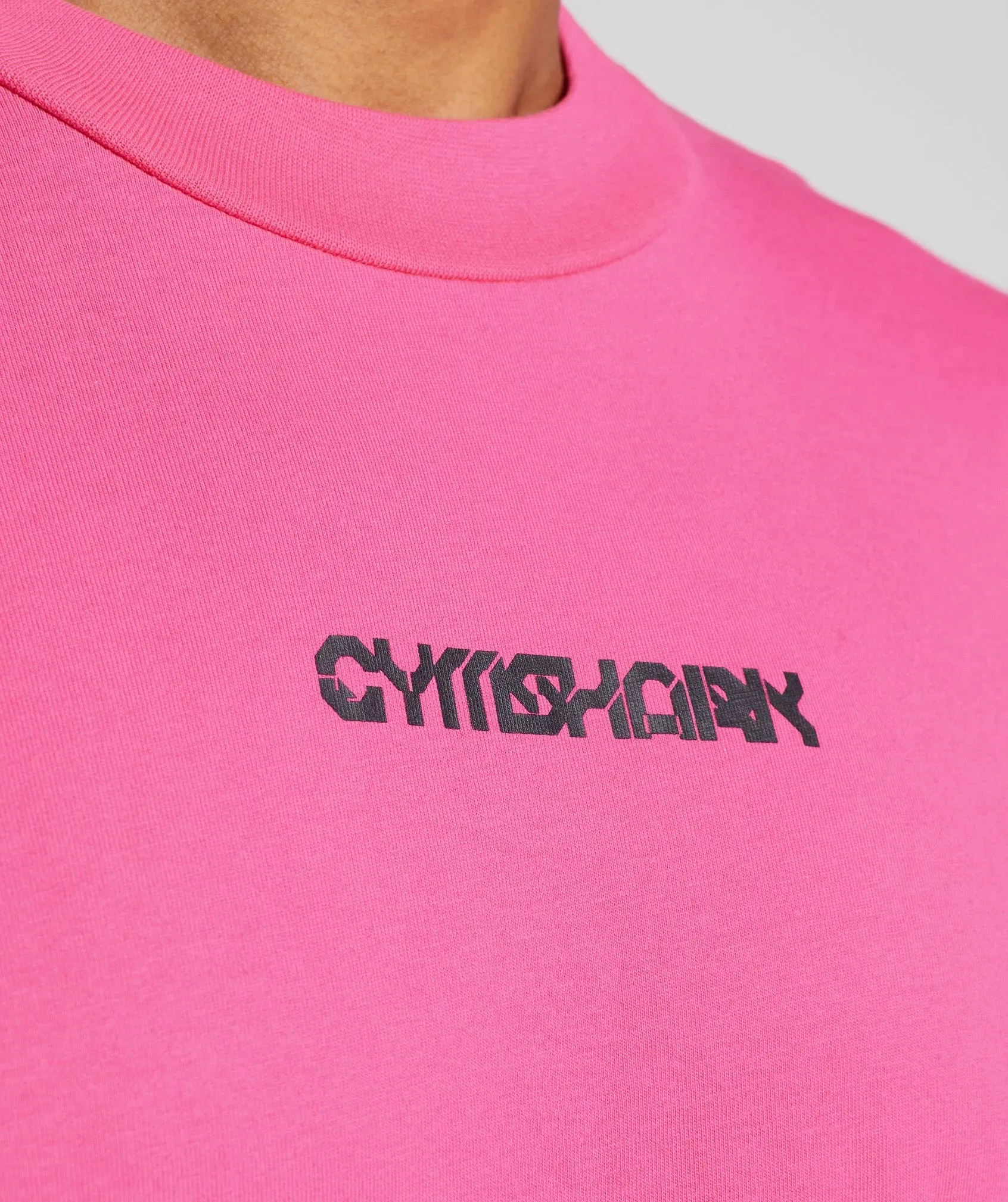 Gymshark Vibes Long Sleeve T-Shirt - Bright Fuchsia sold by Gymshark product image thumbnail 5