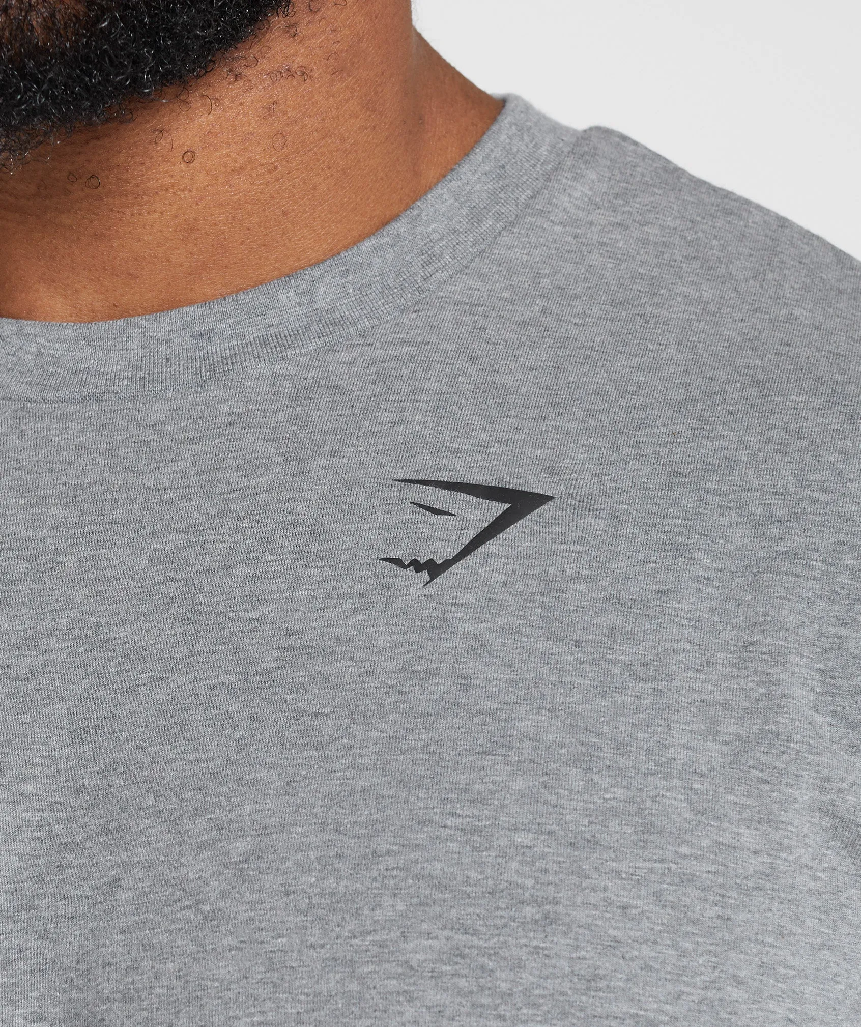 Gymshark Essential Oversized T-Shirt - Charcoal Marl sold by Gymshark product image thumbnail 3