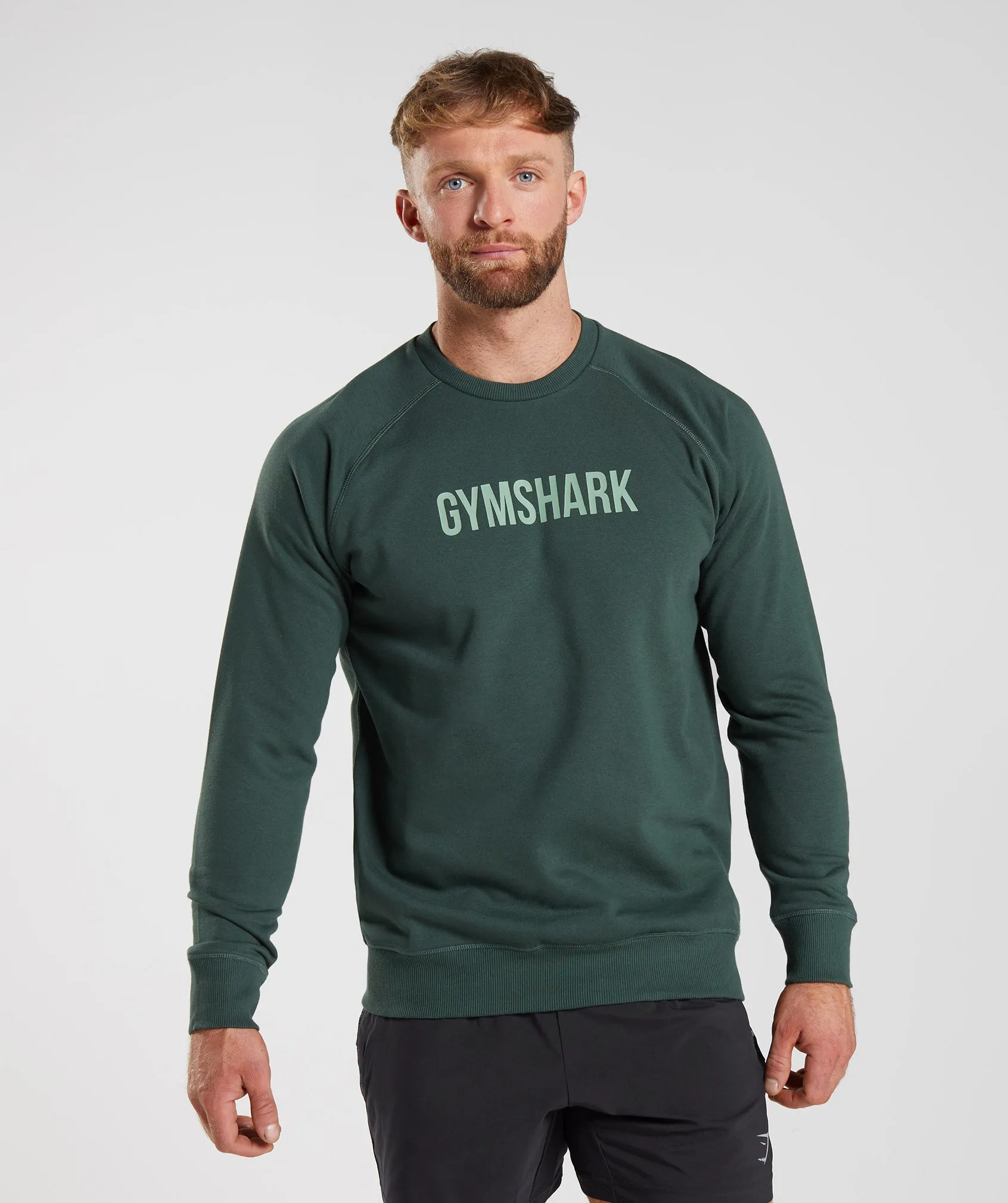 Gymshark Apollo Crew - Obsidian Green sold by Gymshark