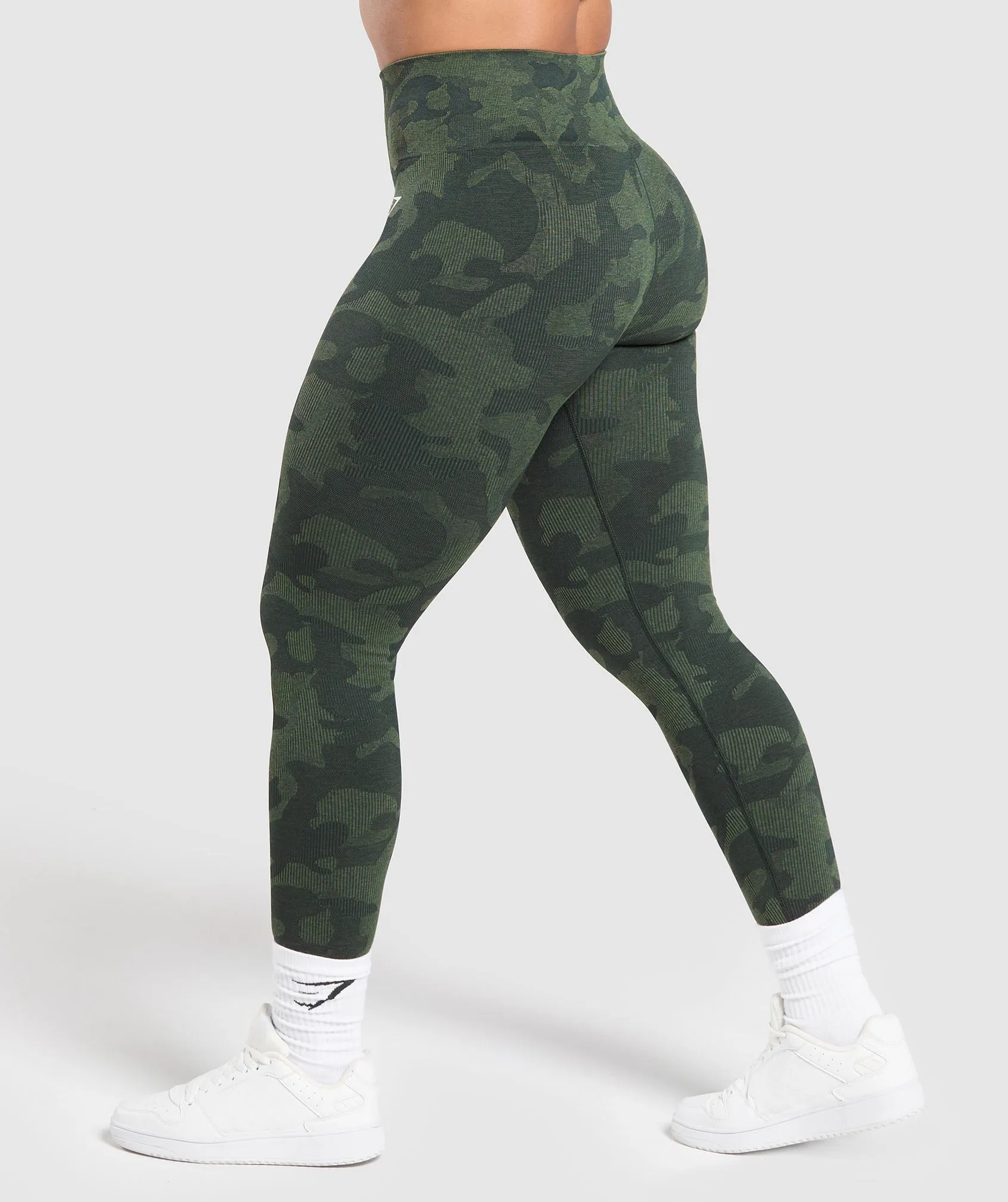 Gymshark Adapt Camo Seamless Leggings - Victory Green/ Force Green sold by Gymshark product image thumbnail 3