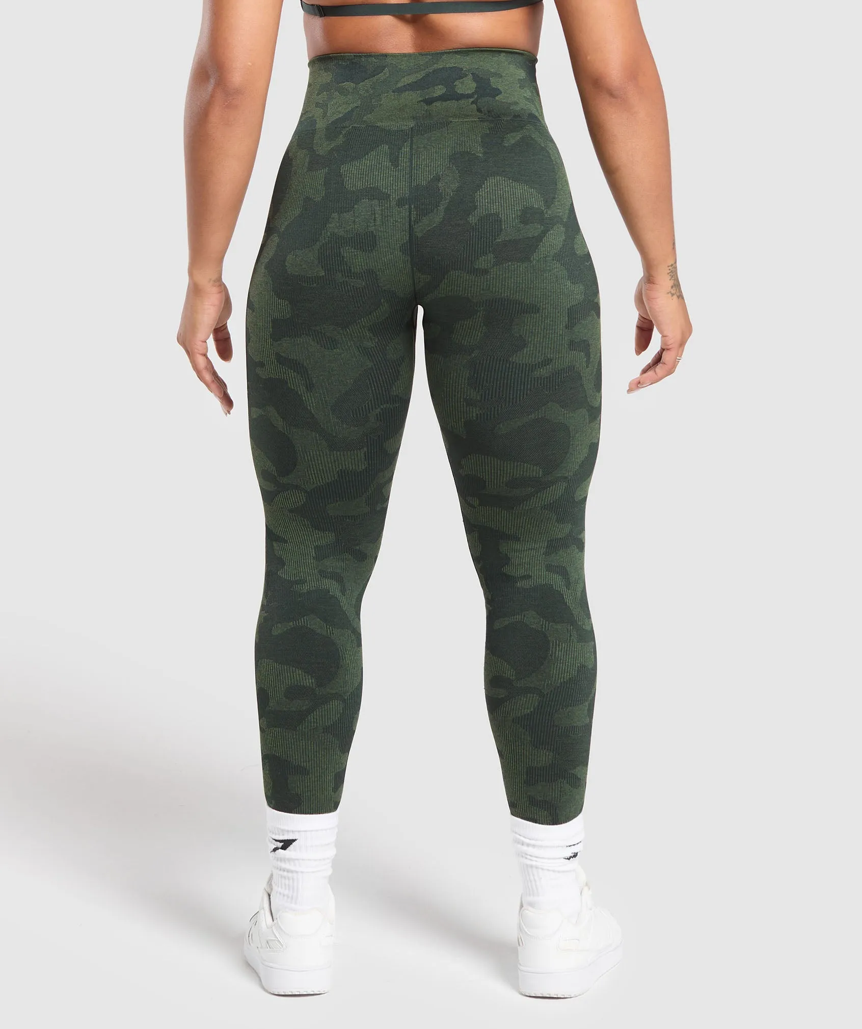Gymshark Adapt Camo Seamless Leggings - Victory Green/ Force Green sold by Gymshark product image thumbnail 2