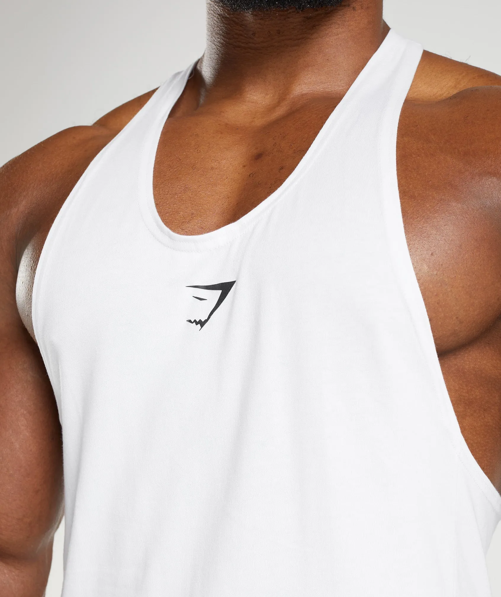 Gymshark React Stringer - White sold by Gymshark product image thumbnail 3