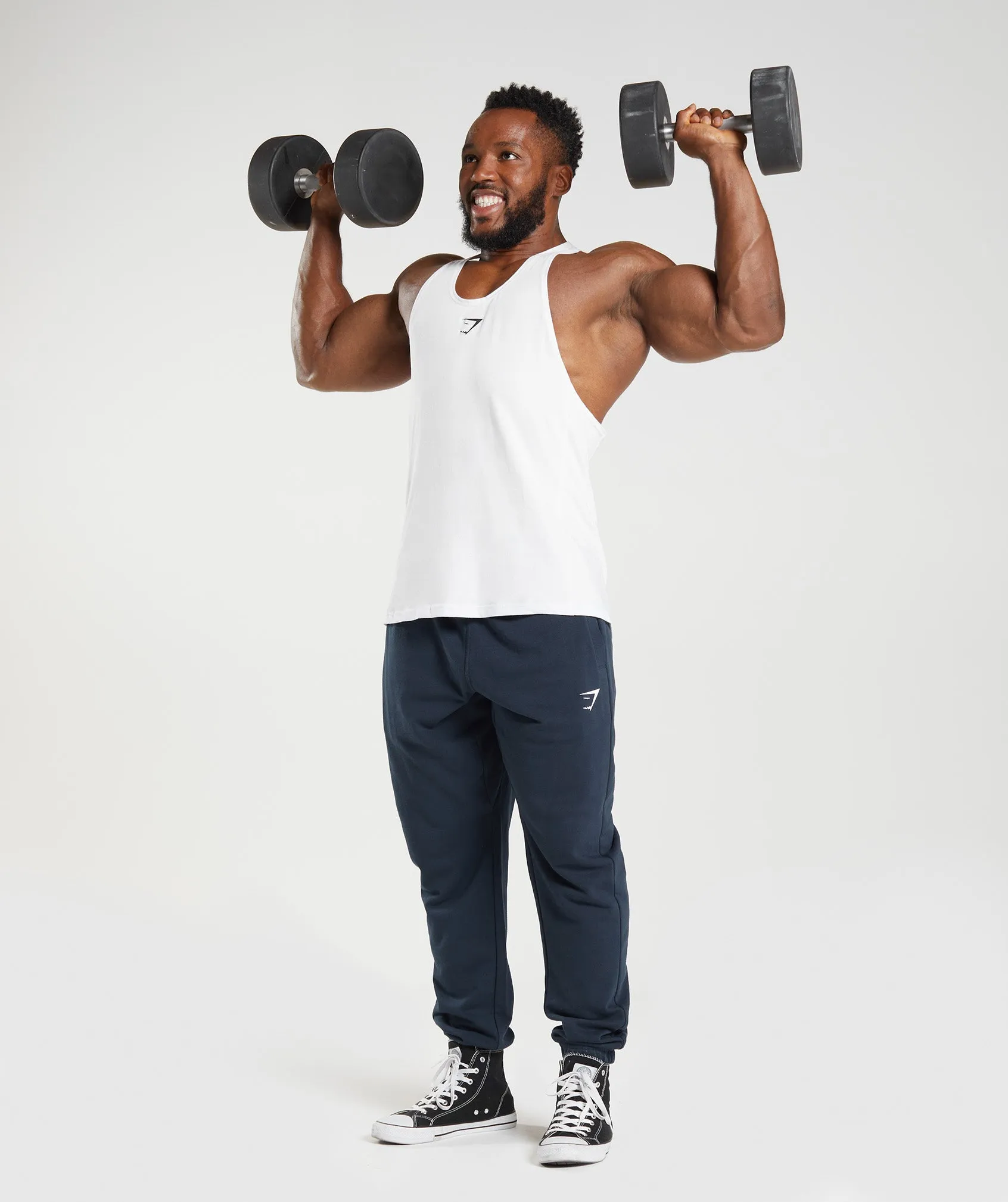 Gymshark React Stringer - White sold by Gymshark product image thumbnail 4