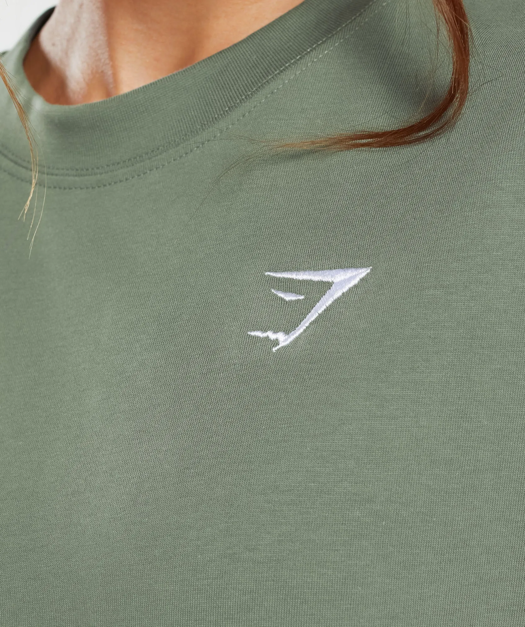 Gymshark Training Oversized T-Shirt - Dusk Green sold by Gymshark product image thumbnail 5