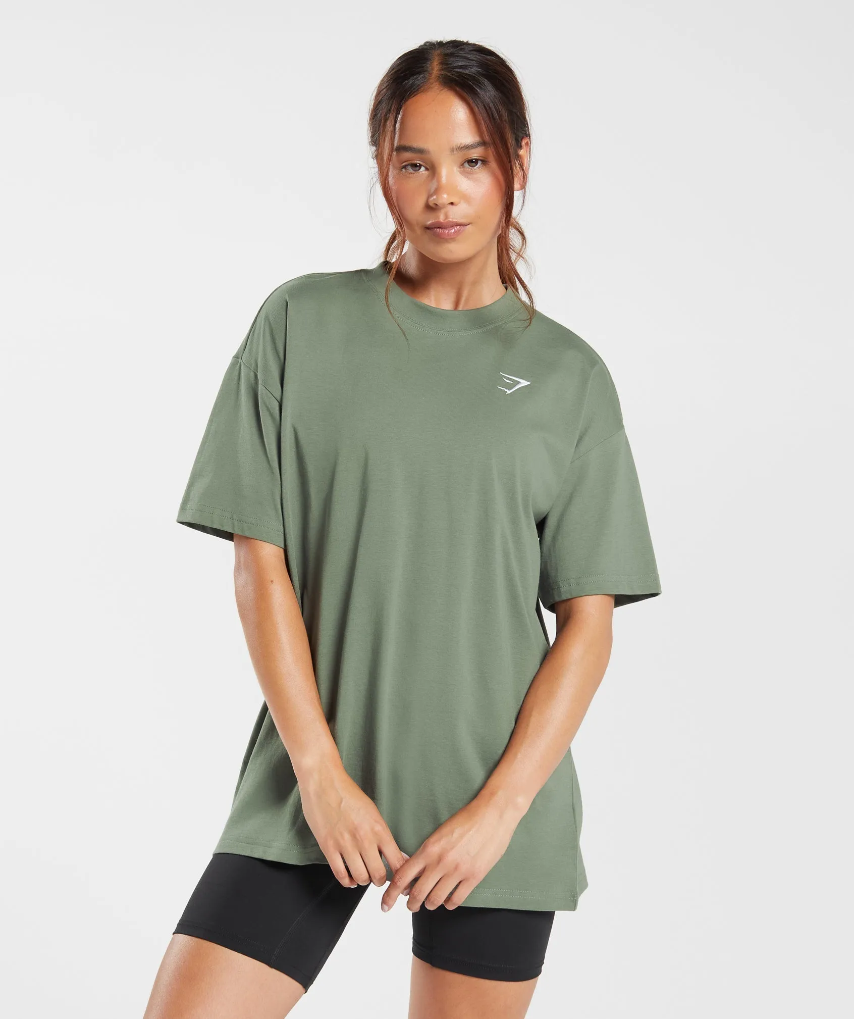 Gymshark Training Oversized T-Shirt - Dusk Green sold by Gymshark