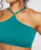 Gymshark Adapt Fleck Seamless Halterneck Bralette - Ocean Teal/Artificial Teal sold by Gymshark