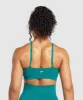 Gymshark Adapt Fleck Seamless Halterneck Bralette - Ocean Teal/Artificial Teal sold by Gymshark