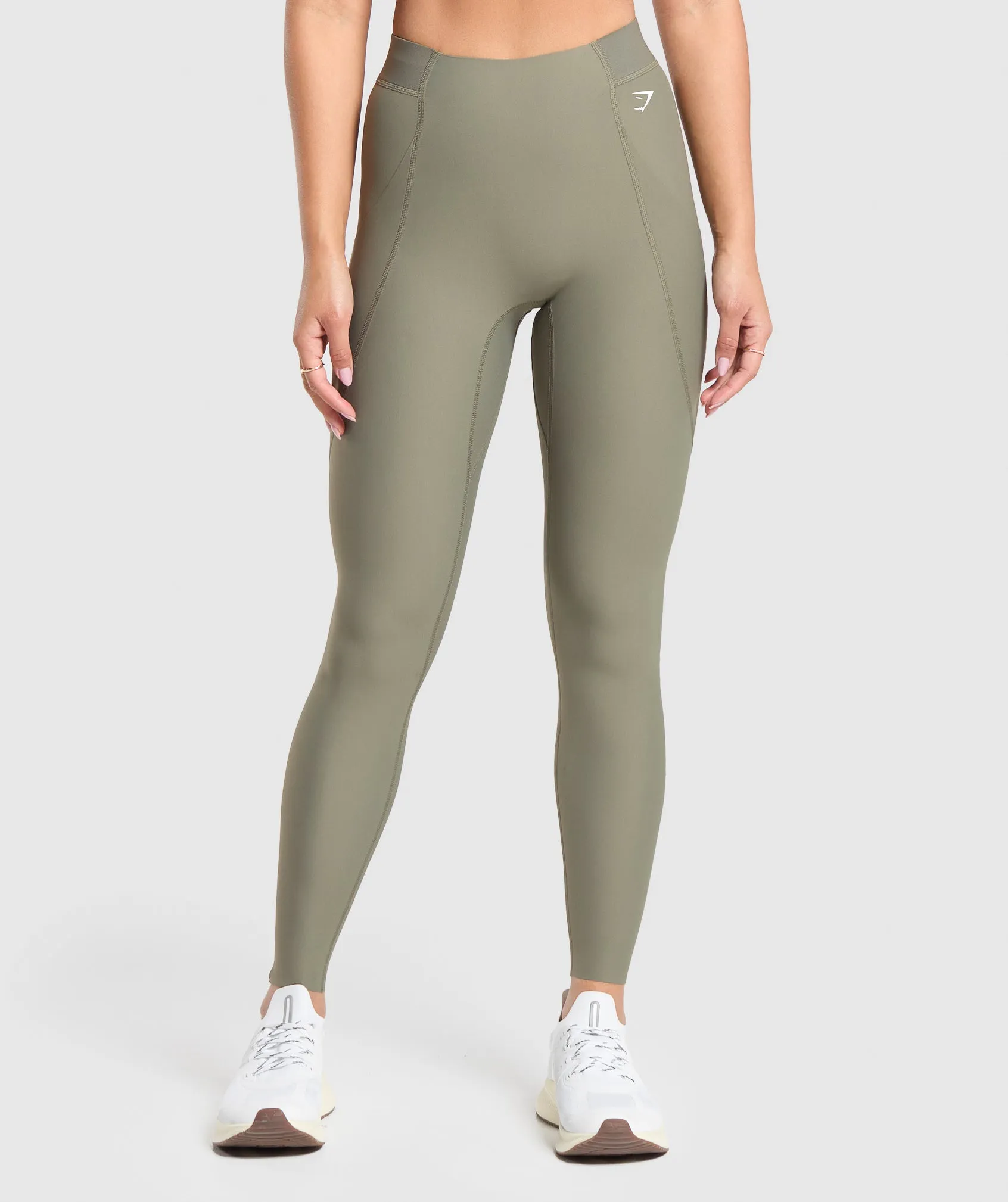 Gymshark Raw Cut Legging - Base Green sold by Gymshark product image thumbnail 2