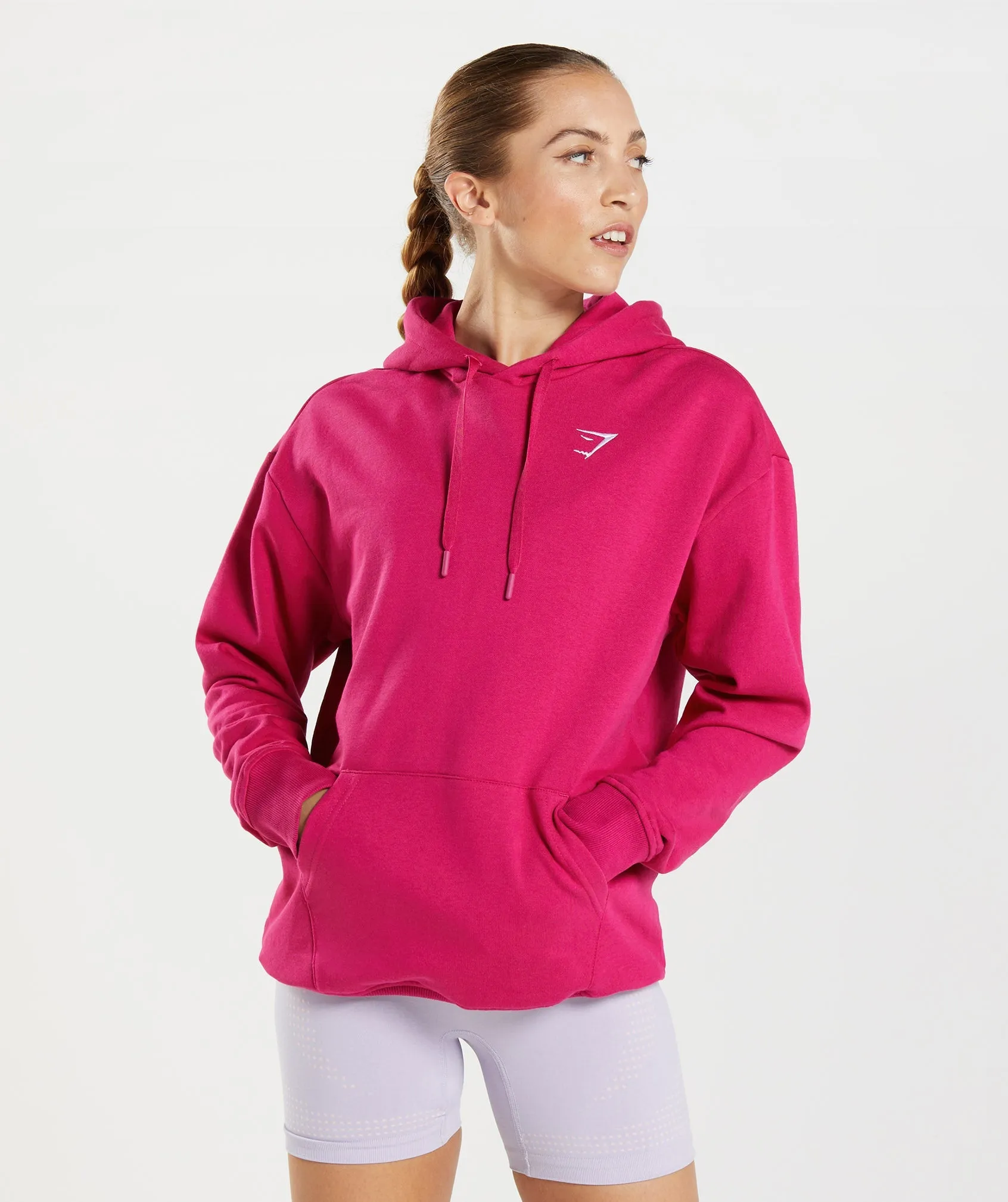 Gymshark Training Oversized Hoodie - Magenta Pink sold by Gymshark