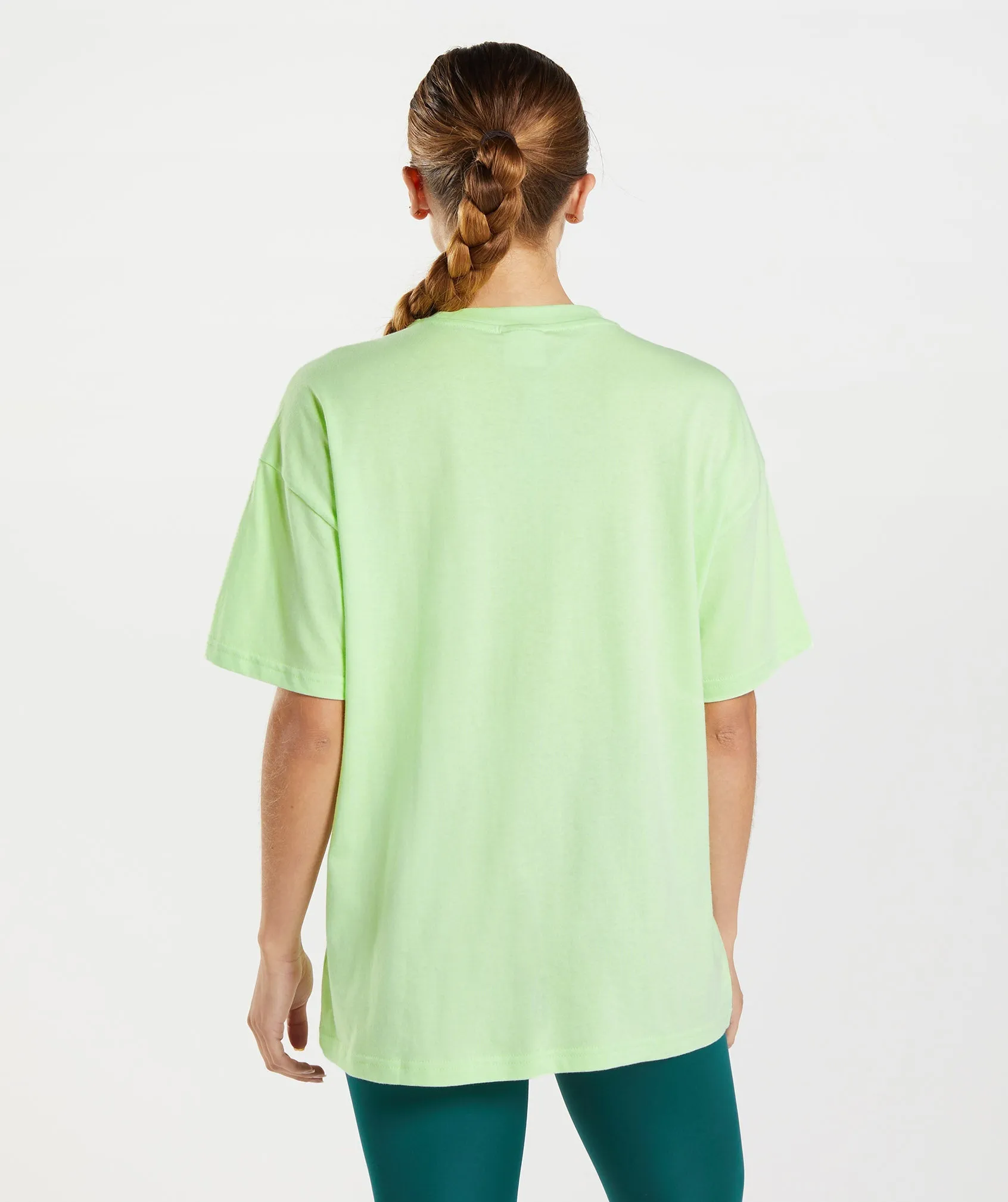 Gymshark Training Oversized T-shirt - Kiwi Green sold by Gymshark product image thumbnail 2