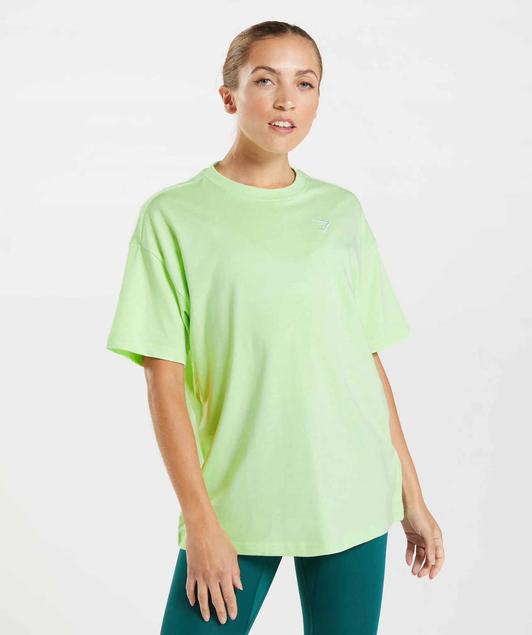 Gymshark Training Oversized T-shirt - Kiwi Green sold by Gymshark