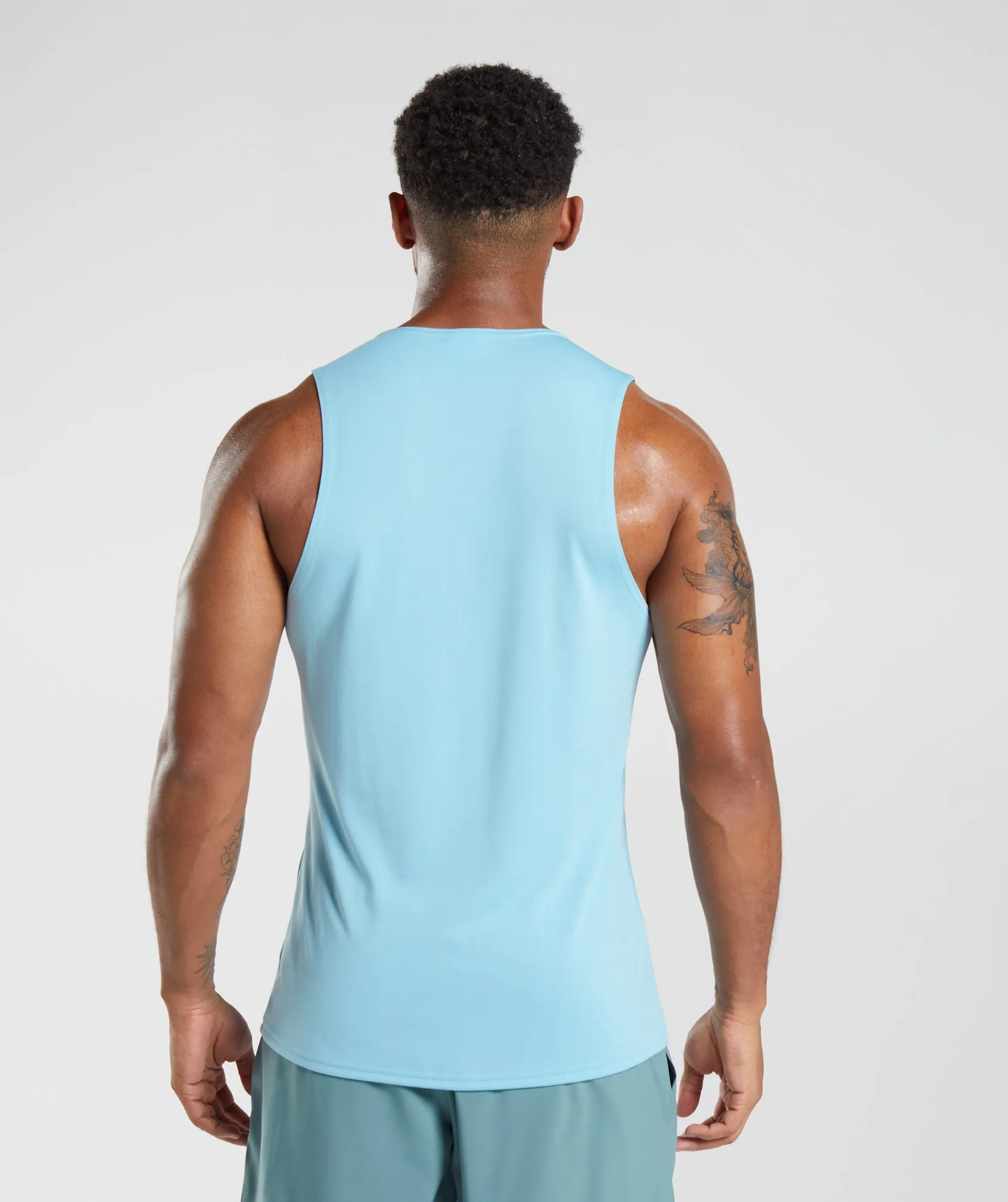 Gymshark Arrival Tank - Iceberg Blue sold by Gymshark product image thumbnail 2
