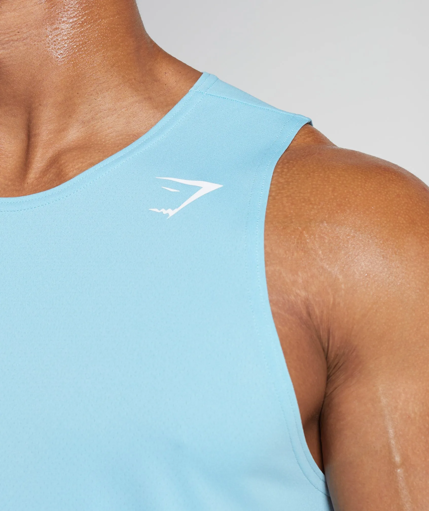 Gymshark Arrival Tank - Iceberg Blue sold by Gymshark product image thumbnail 3