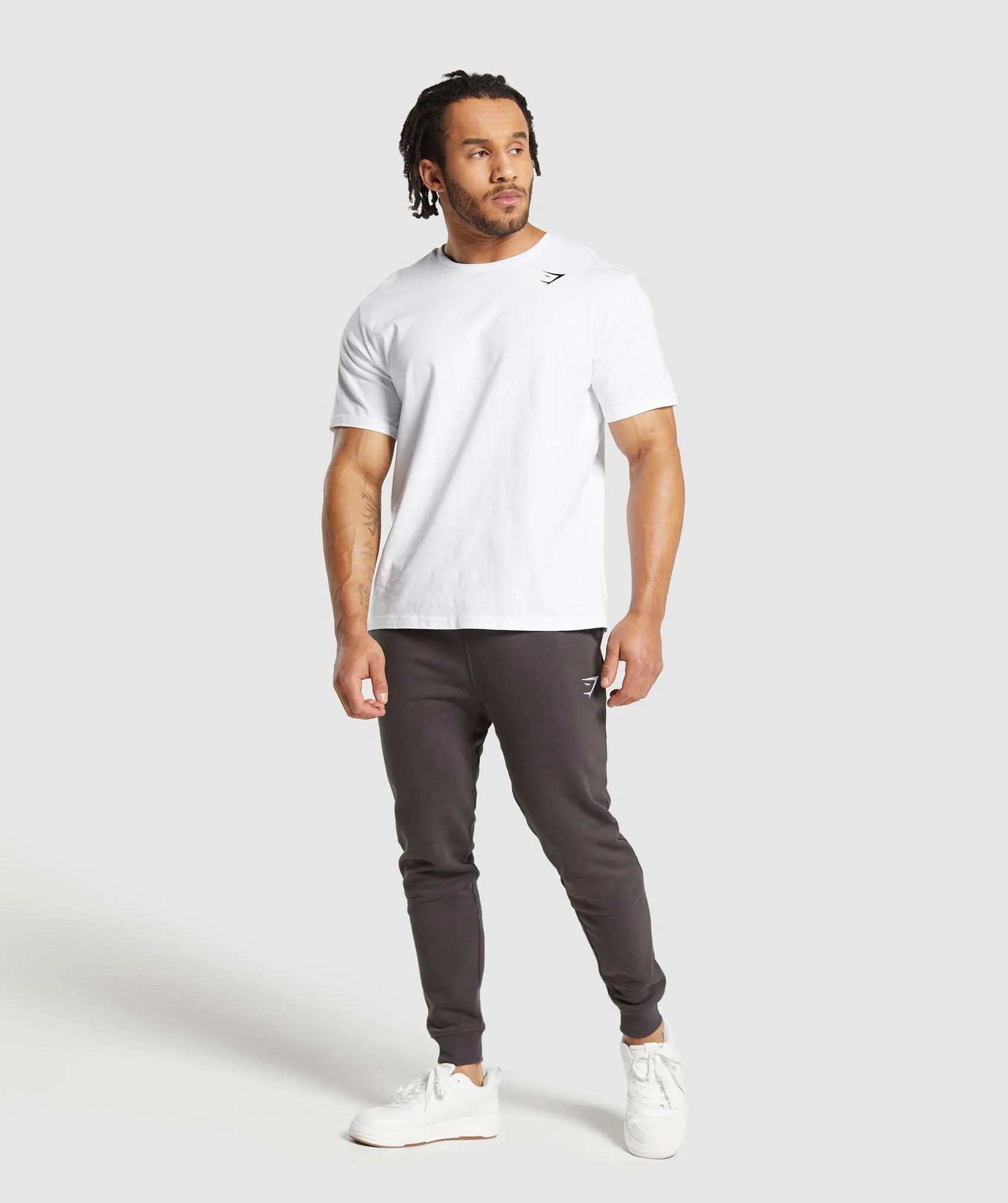 Gymshark Crest Joggers - Greyed Purple sold by Gymshark product image thumbnail 3