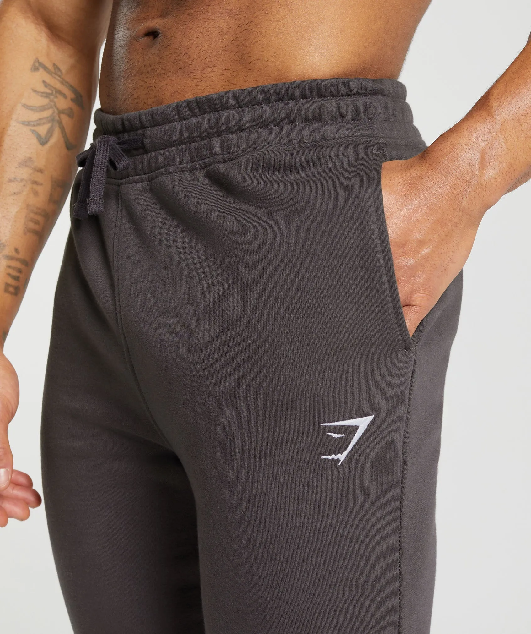 Gymshark Crest Joggers - Greyed Purple sold by Gymshark product image thumbnail 4