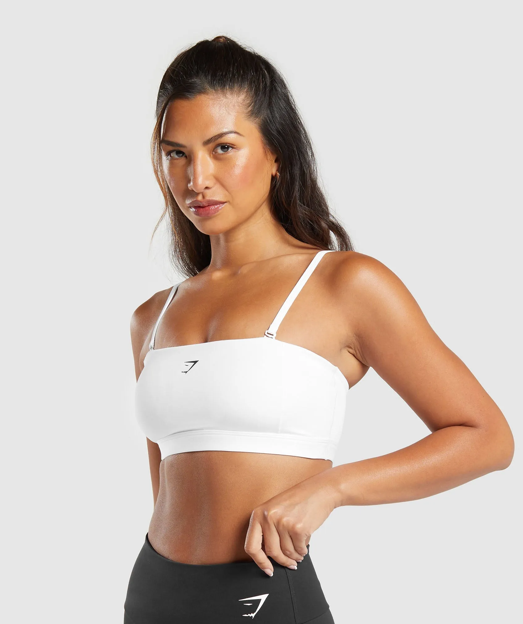 Gymshark Multi Way Strap Bandeau Bra - White sold by Gymshark product image thumbnail 4