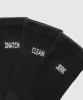 Gymshark Graphic Weightlifting Socks 3pk - Black sold by Gymshark