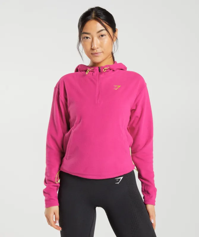 Gymshark Training Fleece 1/4 Zip - Magenta Pink sold by Gymshark