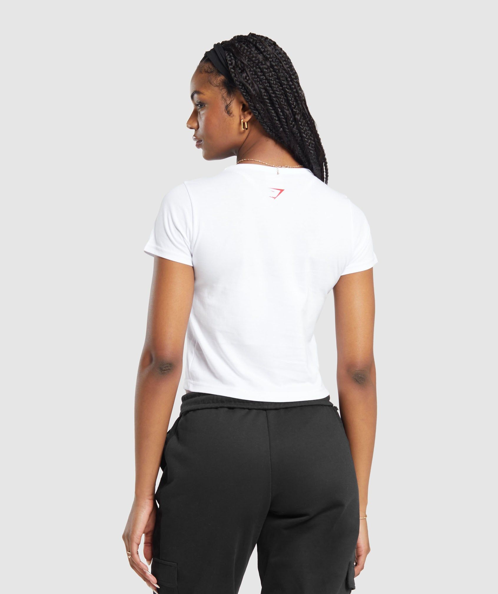 Gymshark I Heart Gym Baby T-Shirt - White sold by Gymshark product image thumbnail 2