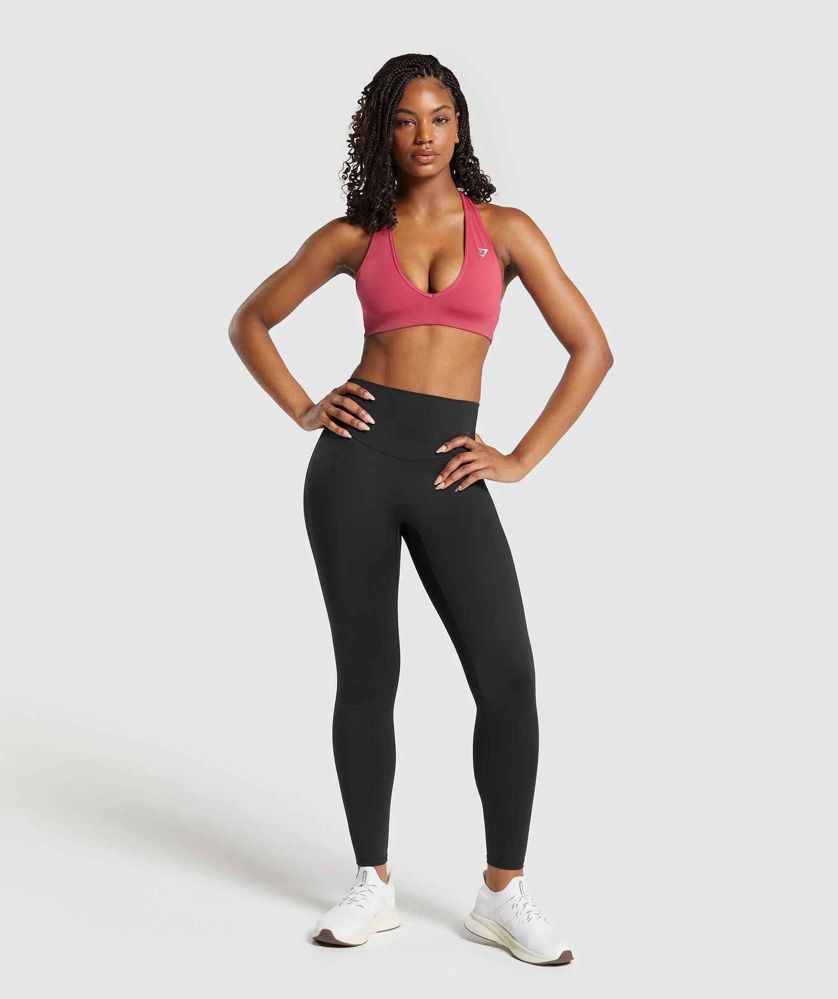 Gymshark Halterneck Sports Bra - Vintage Pink sold by Gymshark product image thumbnail 4