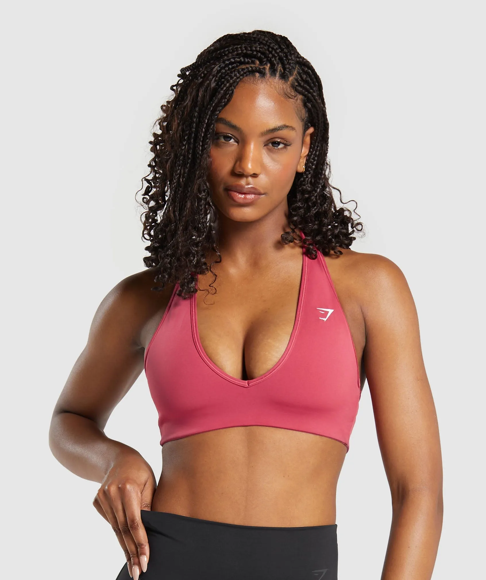 Gymshark Halterneck Sports Bra - Vintage Pink sold by Gymshark