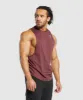 Gymshark React Drop Arm Tank - Burgundy Brown sold by Gymshark