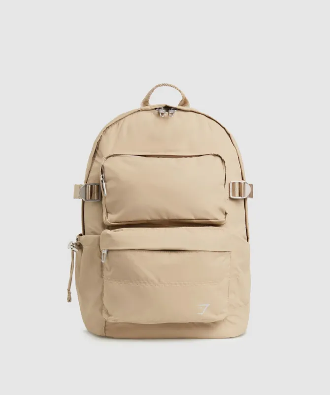 Gymshark Premium Lifestyle Backpack - Deep Fawn Brown sold by Gymshark