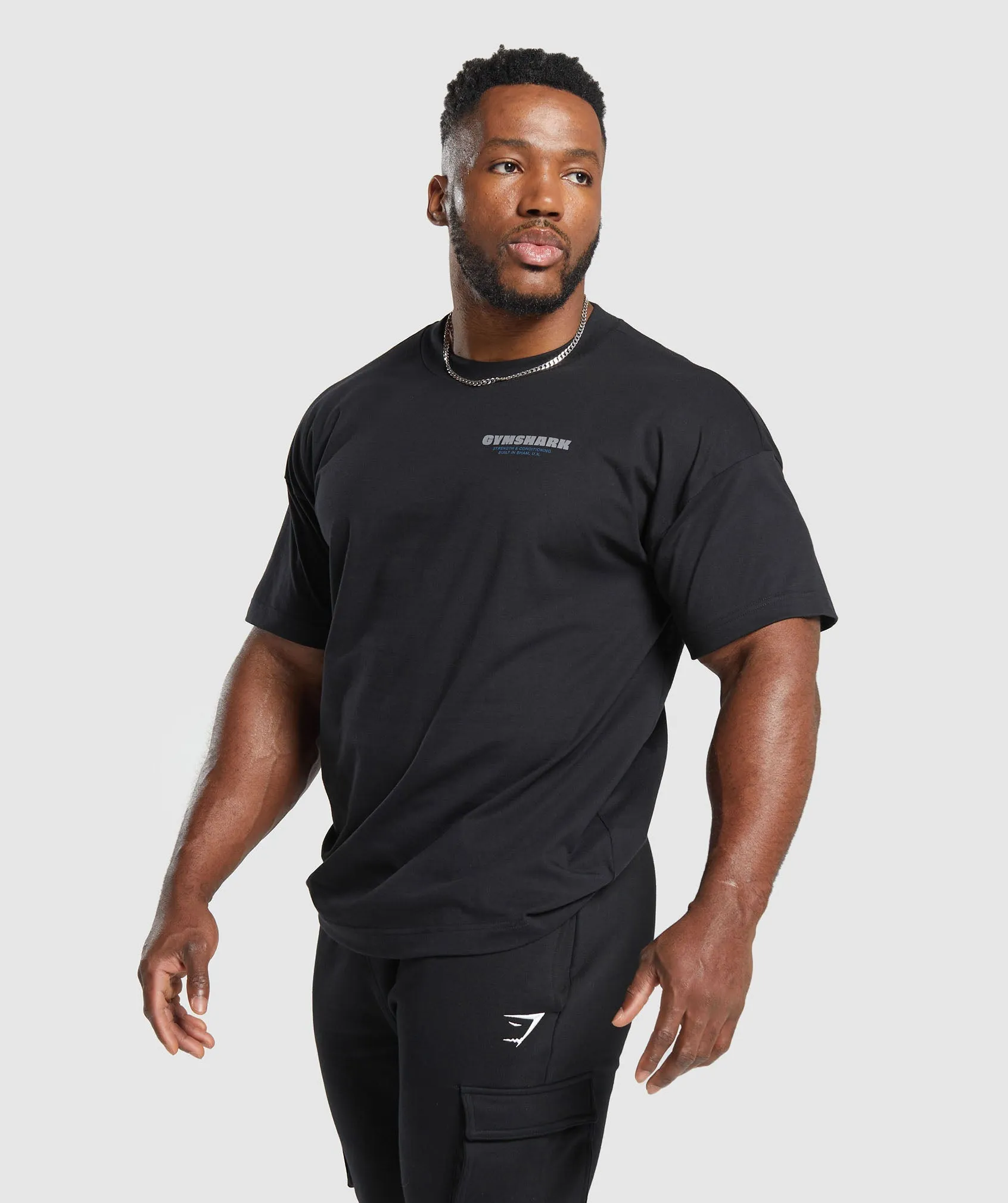 Gymshark Heavy Metal T-Shirt - Black sold by Gymshark product image thumbnail 3