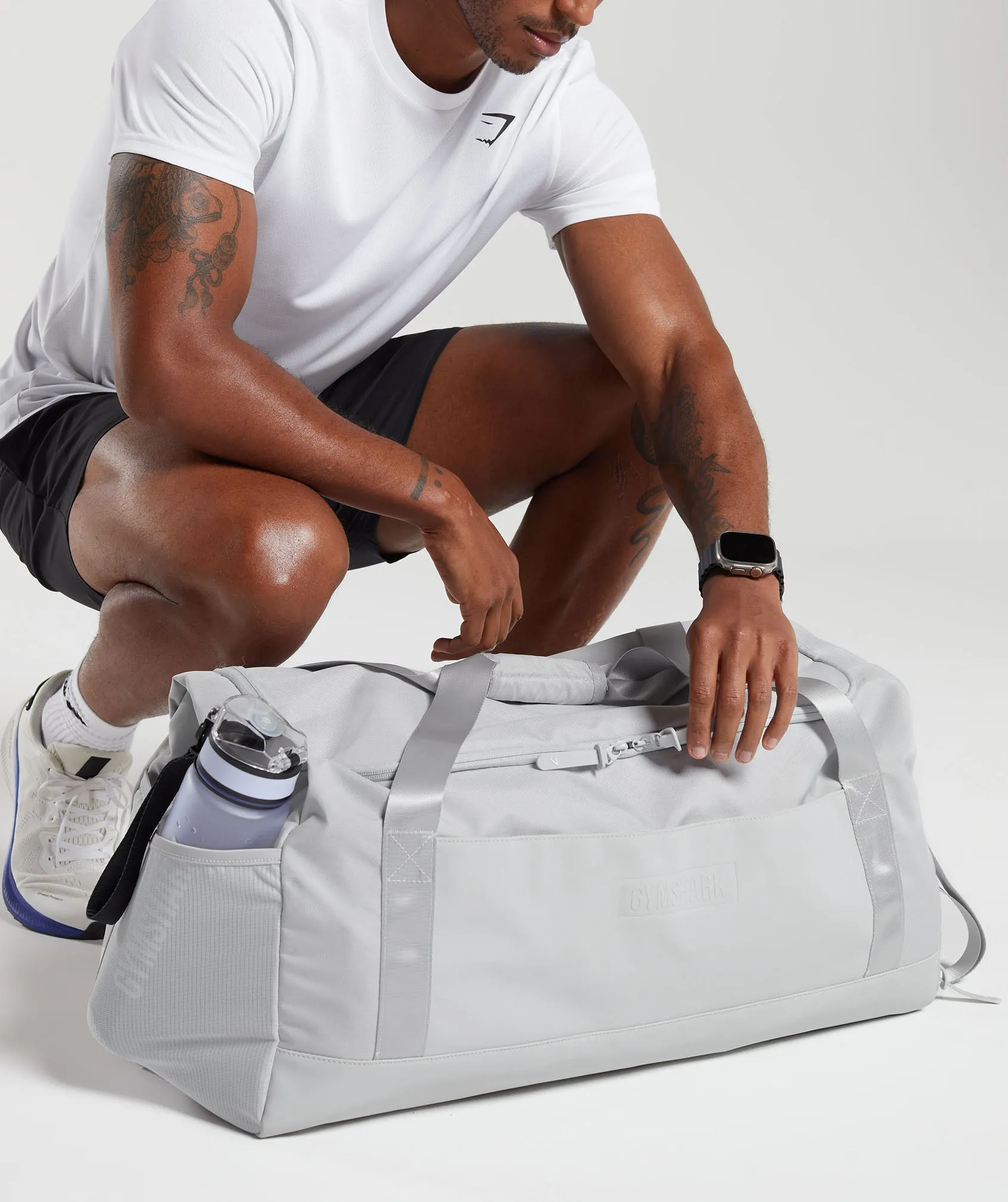 Gymshark Large Everyday Gym Bag - Light Grey sold by Gymshark product image thumbnail 3