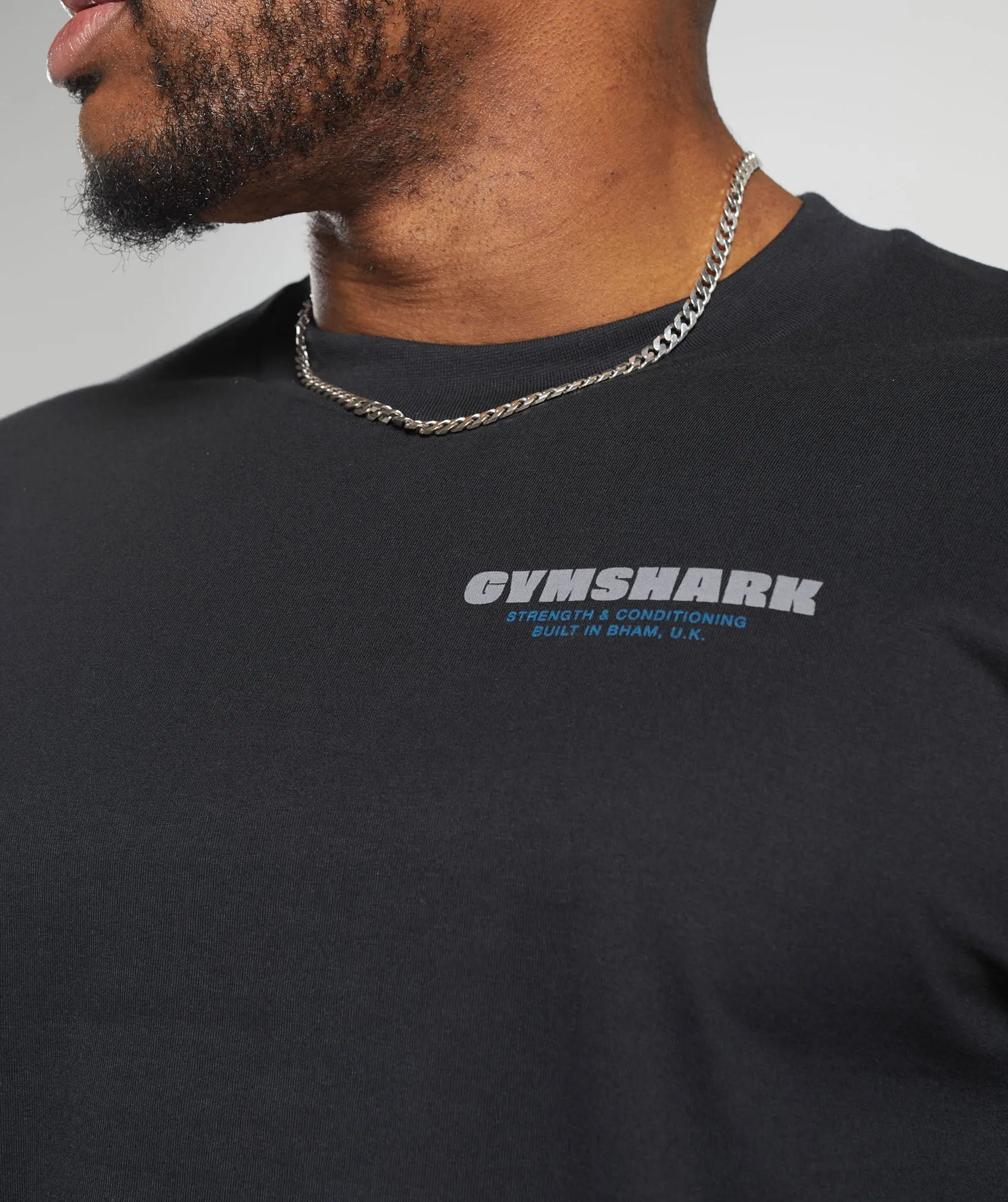 Gymshark Heavy Metal T-Shirt - Black sold by Gymshark product image thumbnail 5