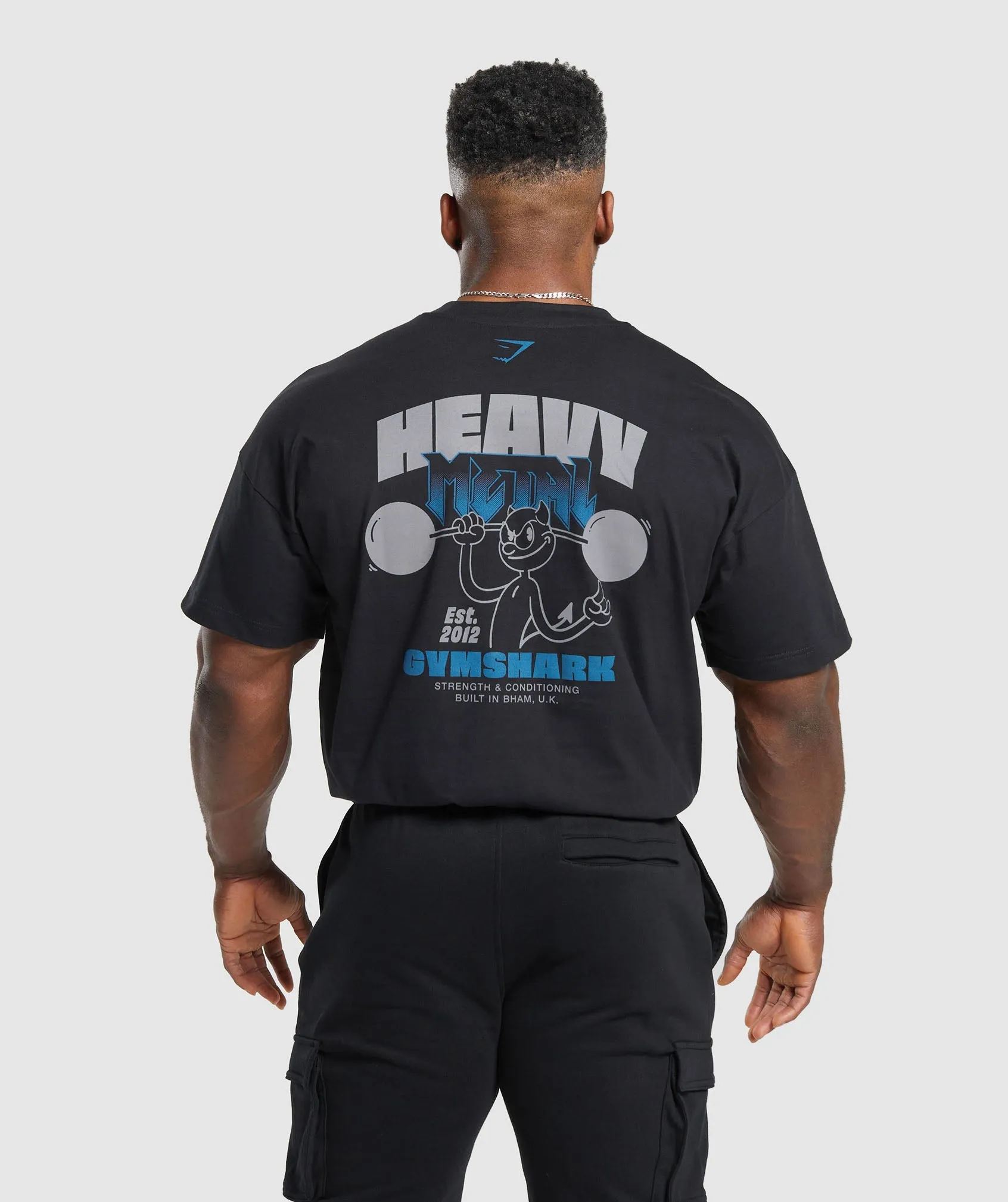 Gymshark Heavy Metal T-Shirt - Black sold by Gymshark