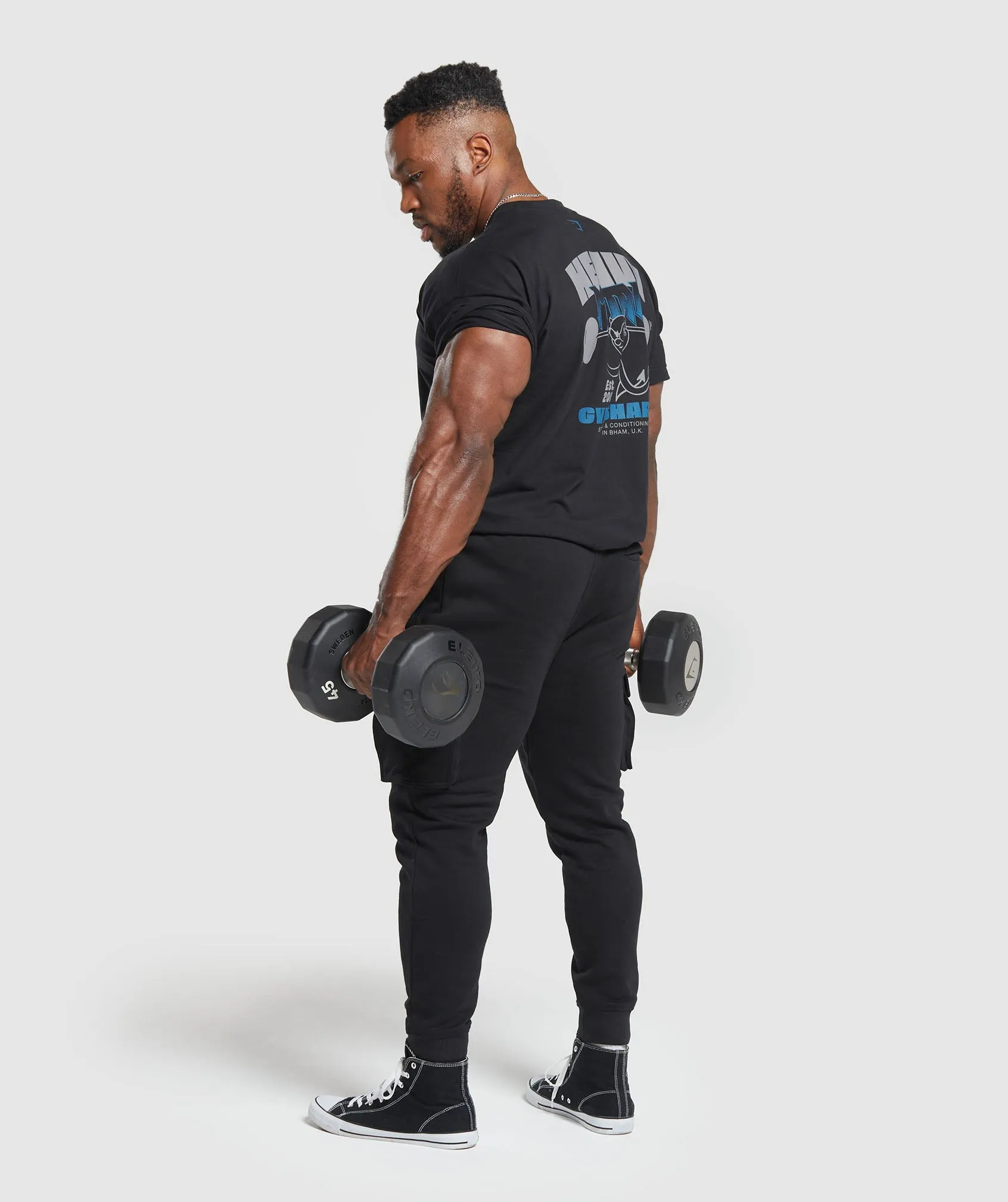 Gymshark Heavy Metal T-Shirt - Black sold by Gymshark product image thumbnail 4